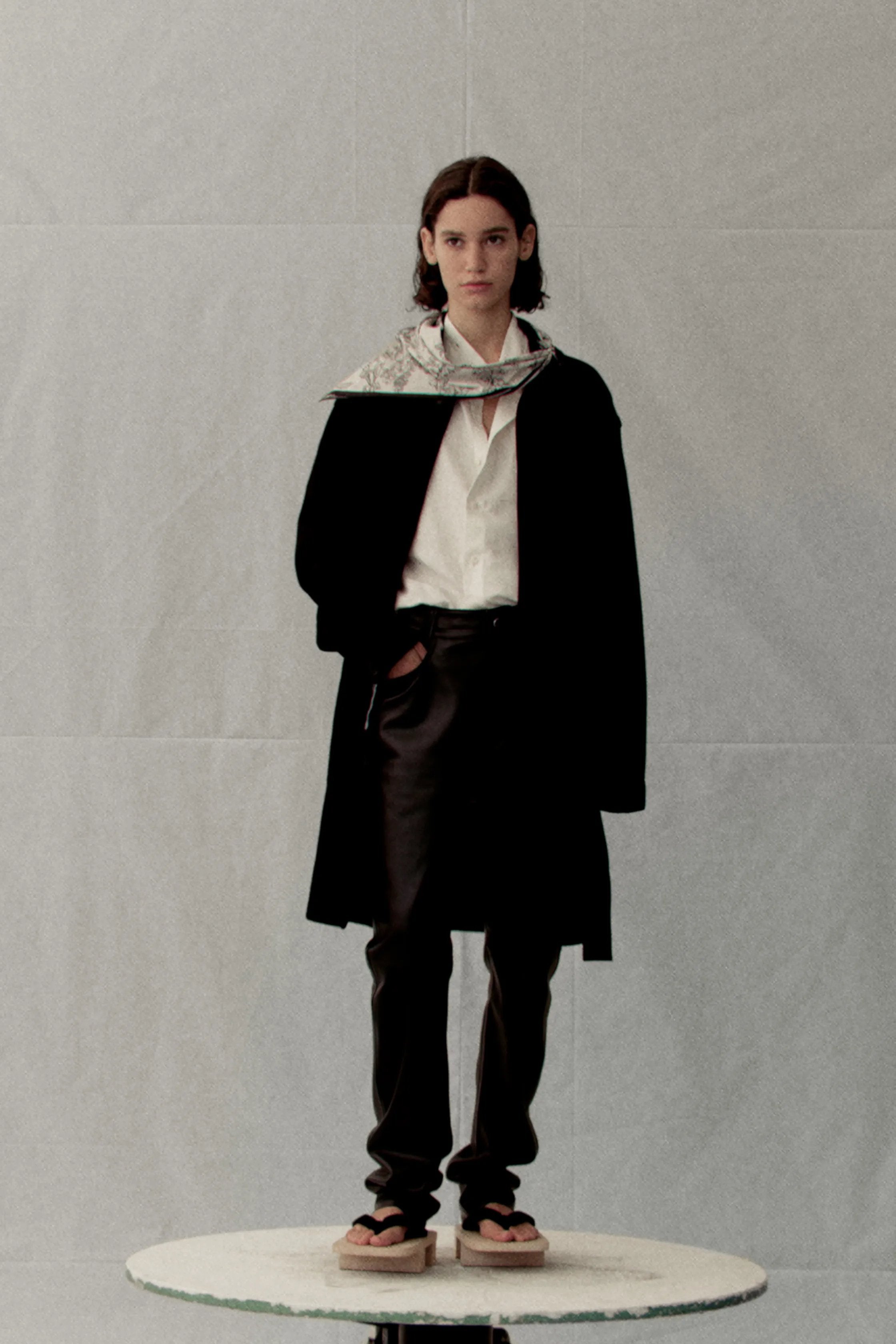 Suede coat