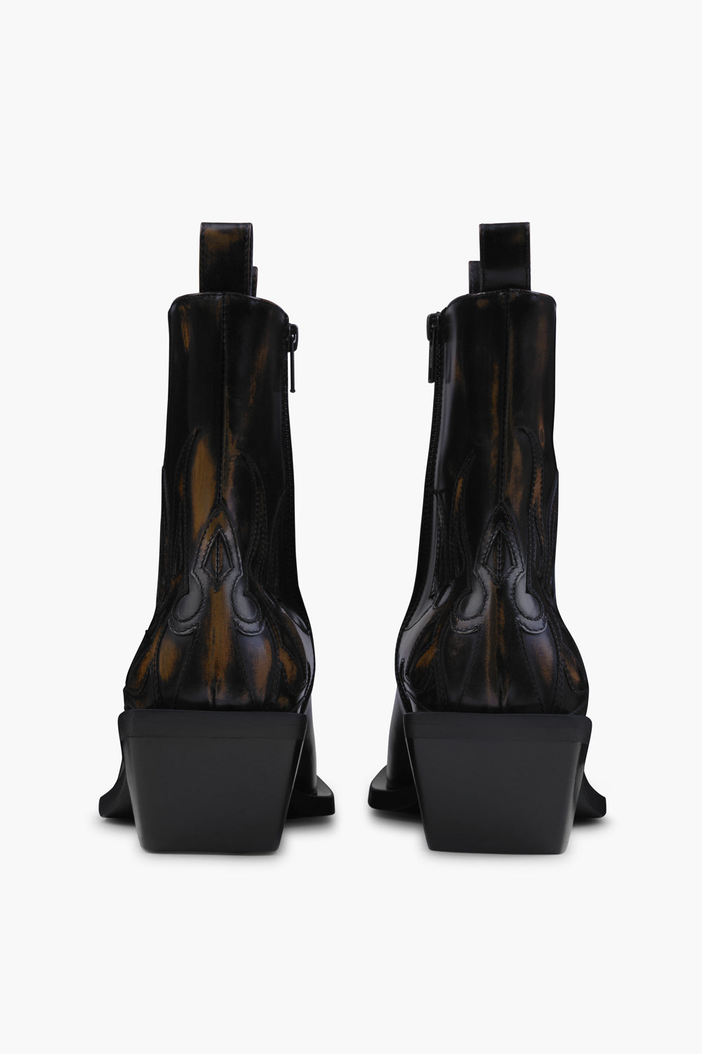 Zephyr flame boot brown