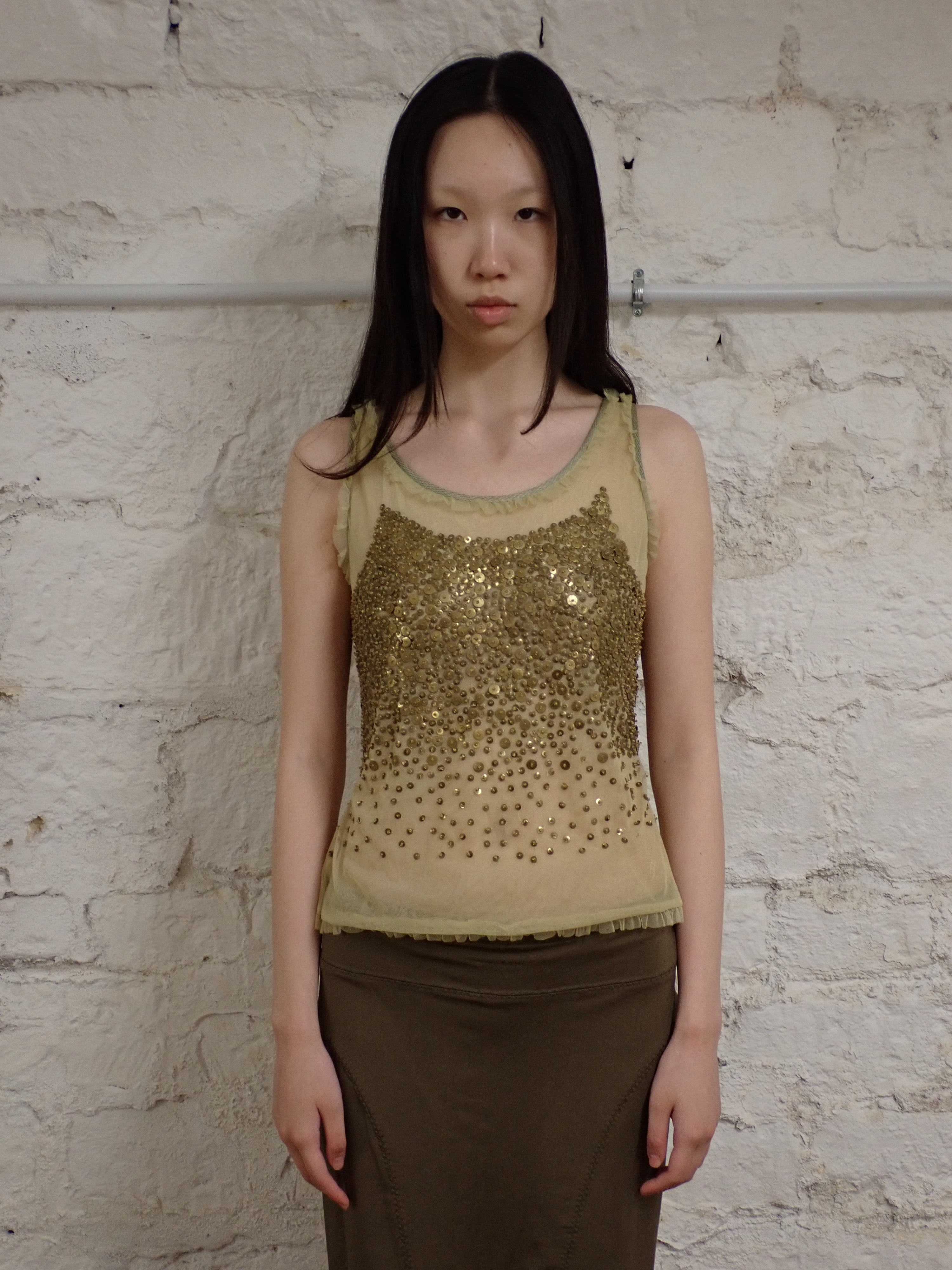 D&g archive sequin top