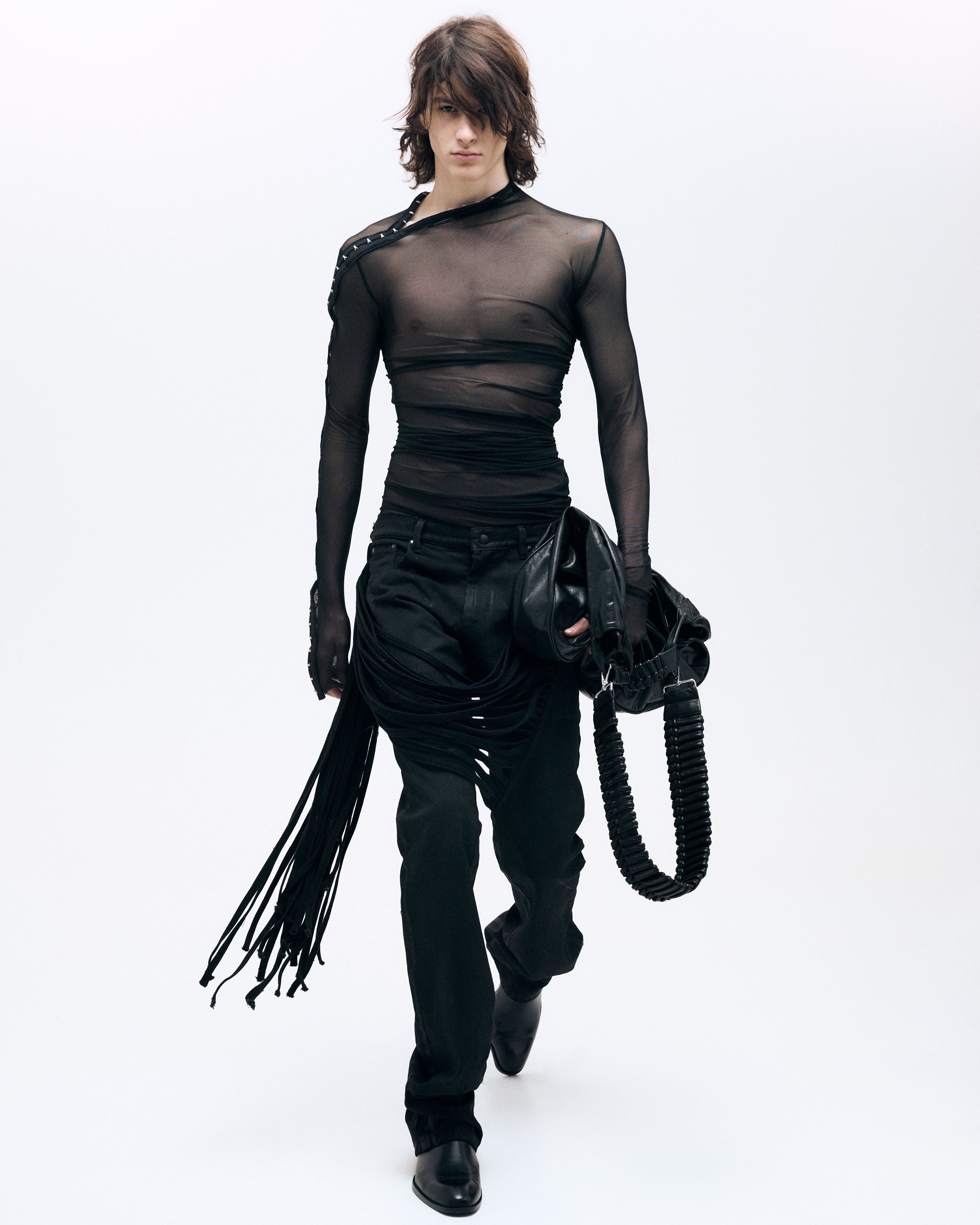 Braided strap - black