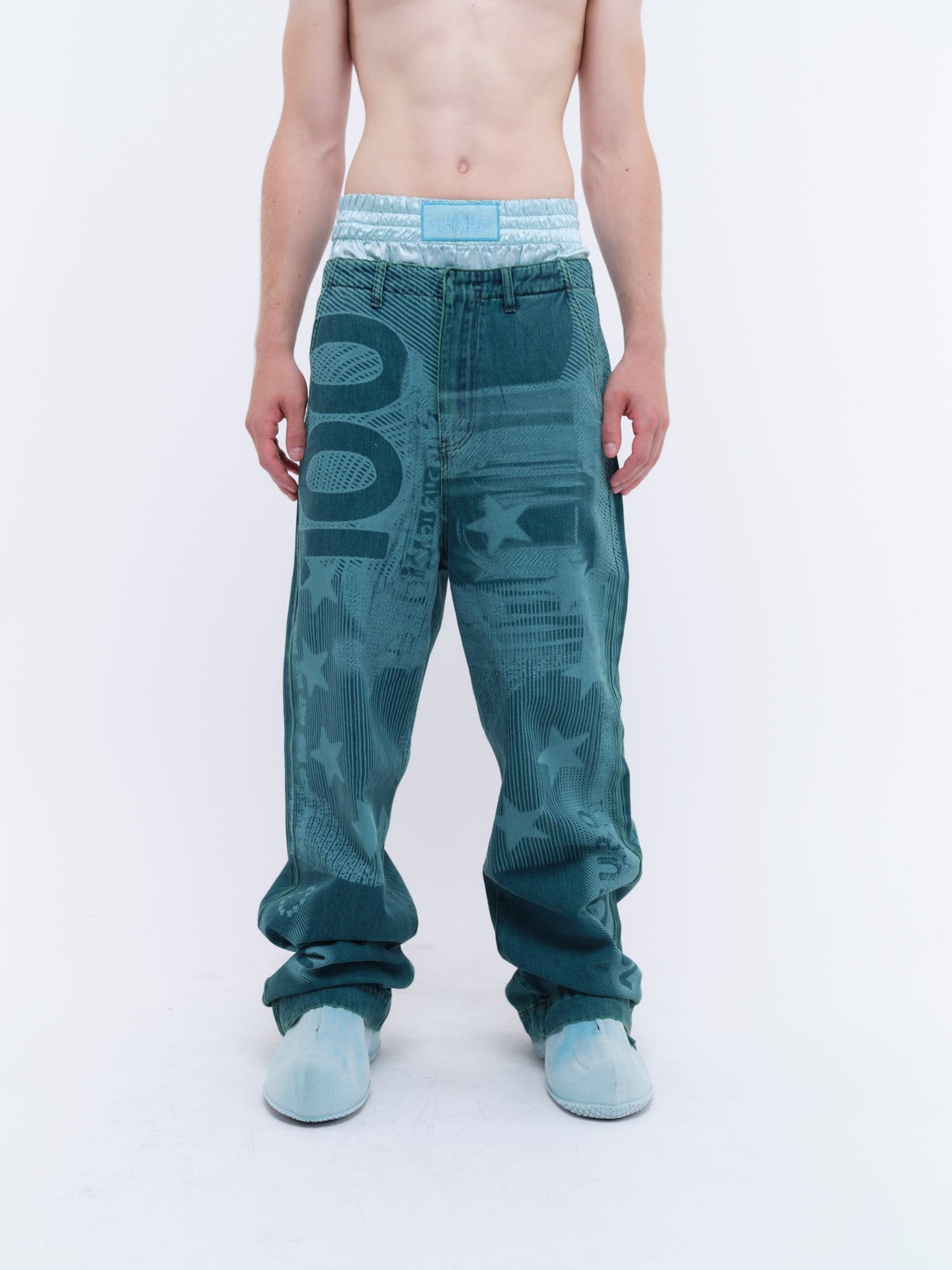 Overdyed jeans