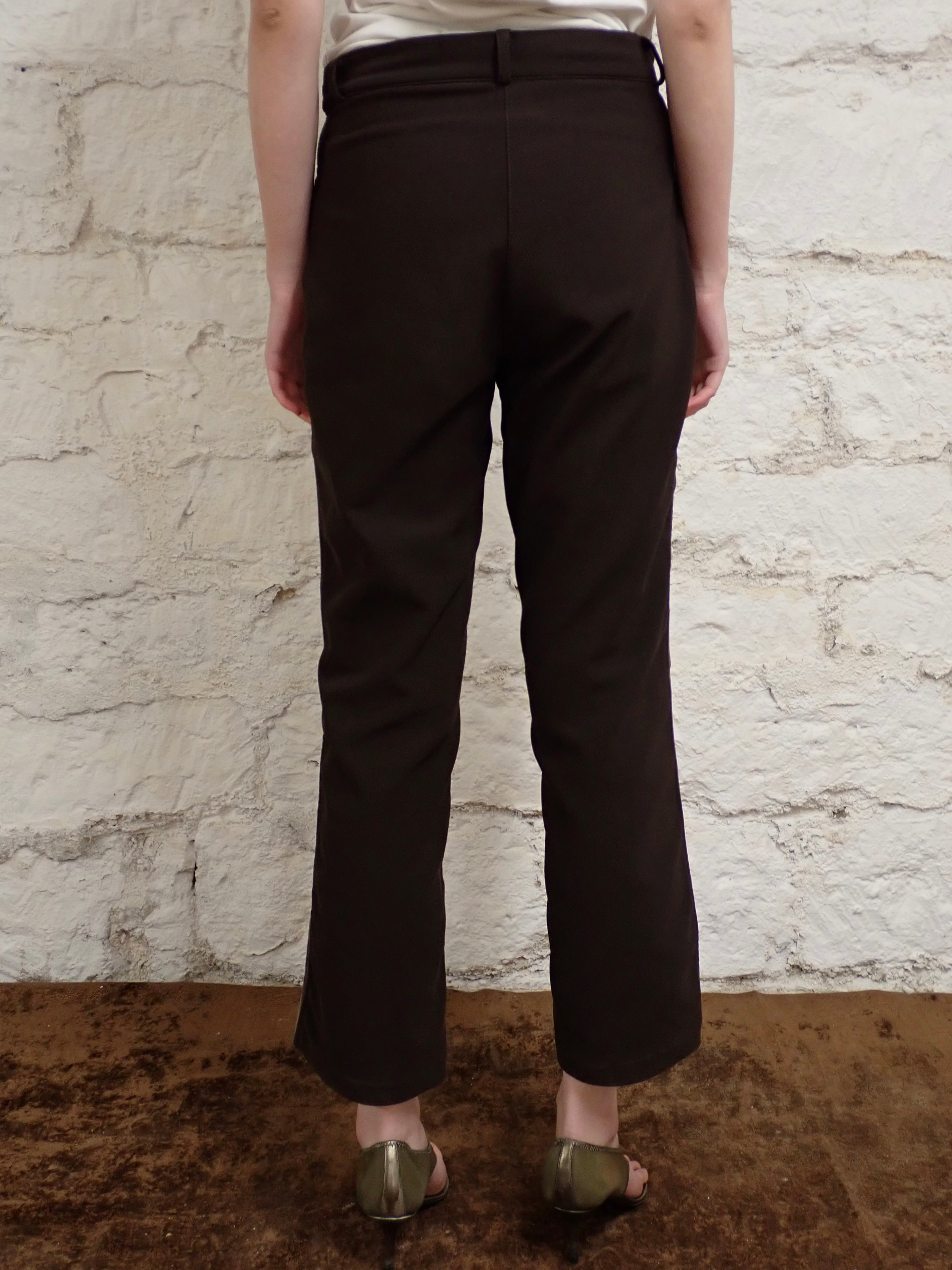 Suede pants