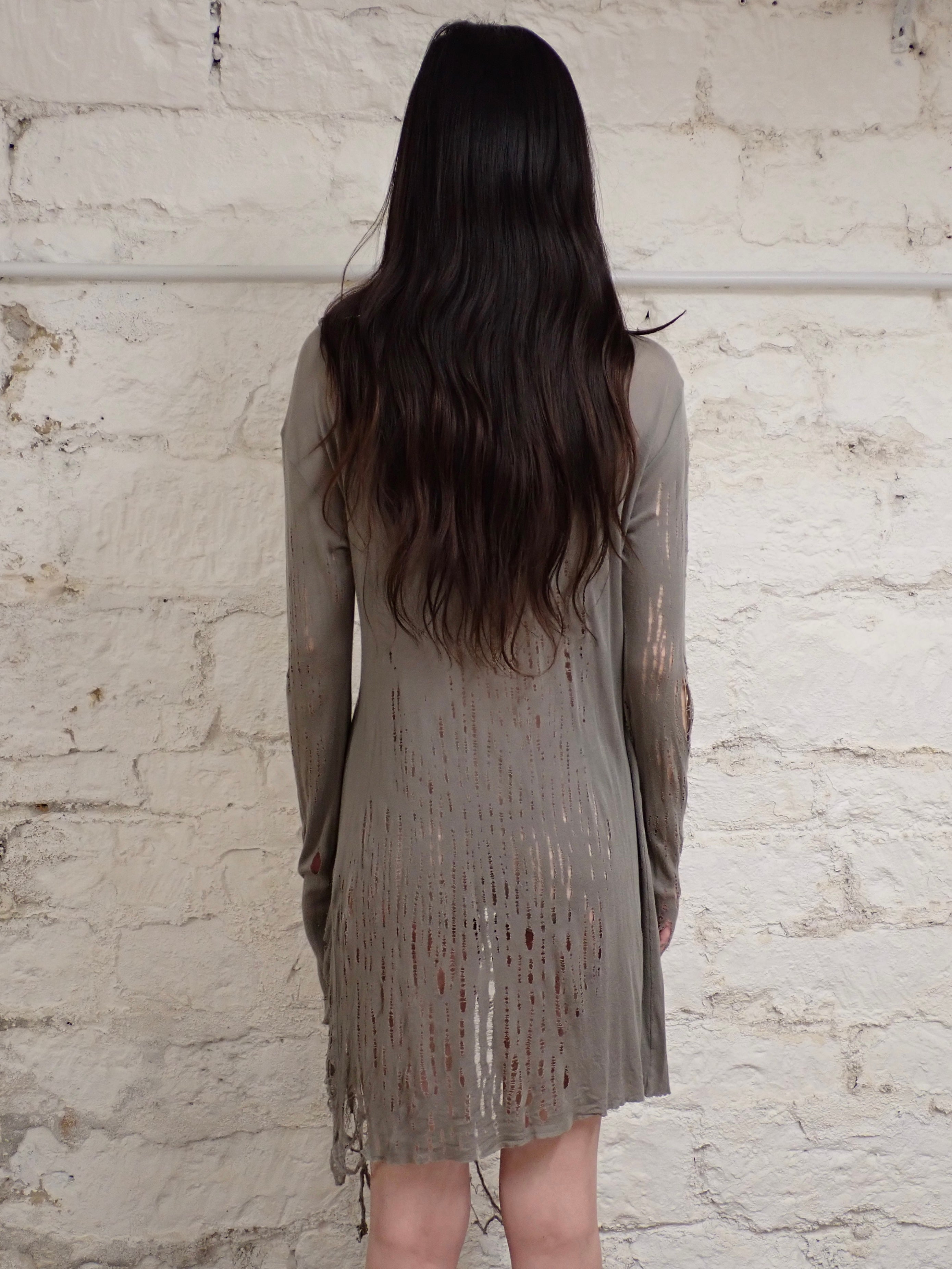 Deconstructed jersey dress