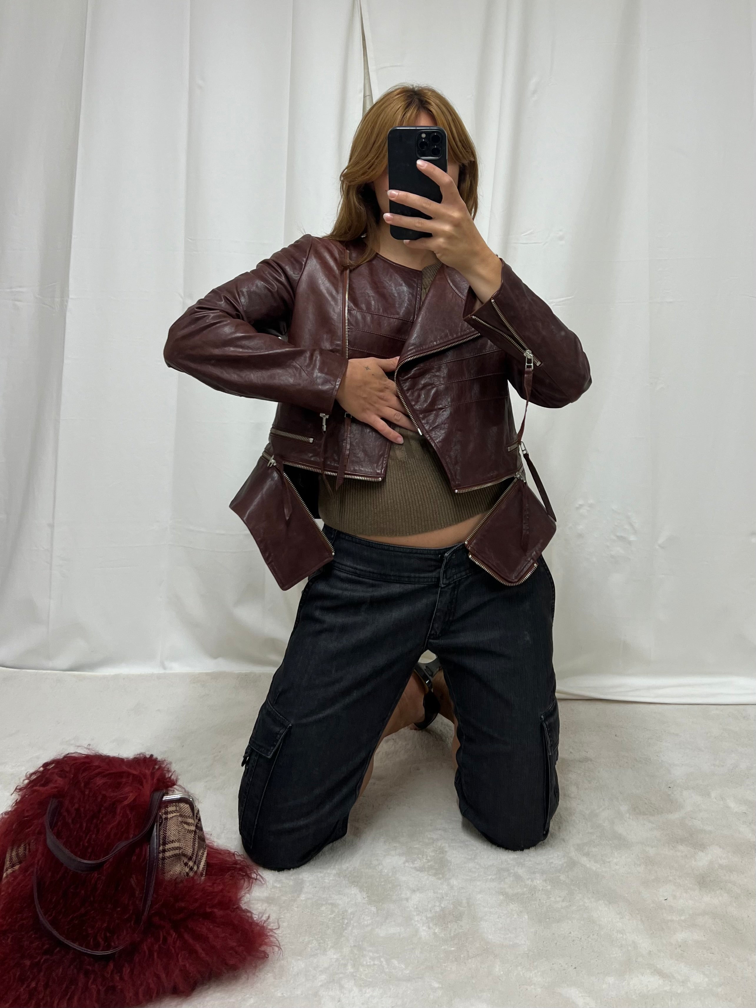 Modular leather jacket
