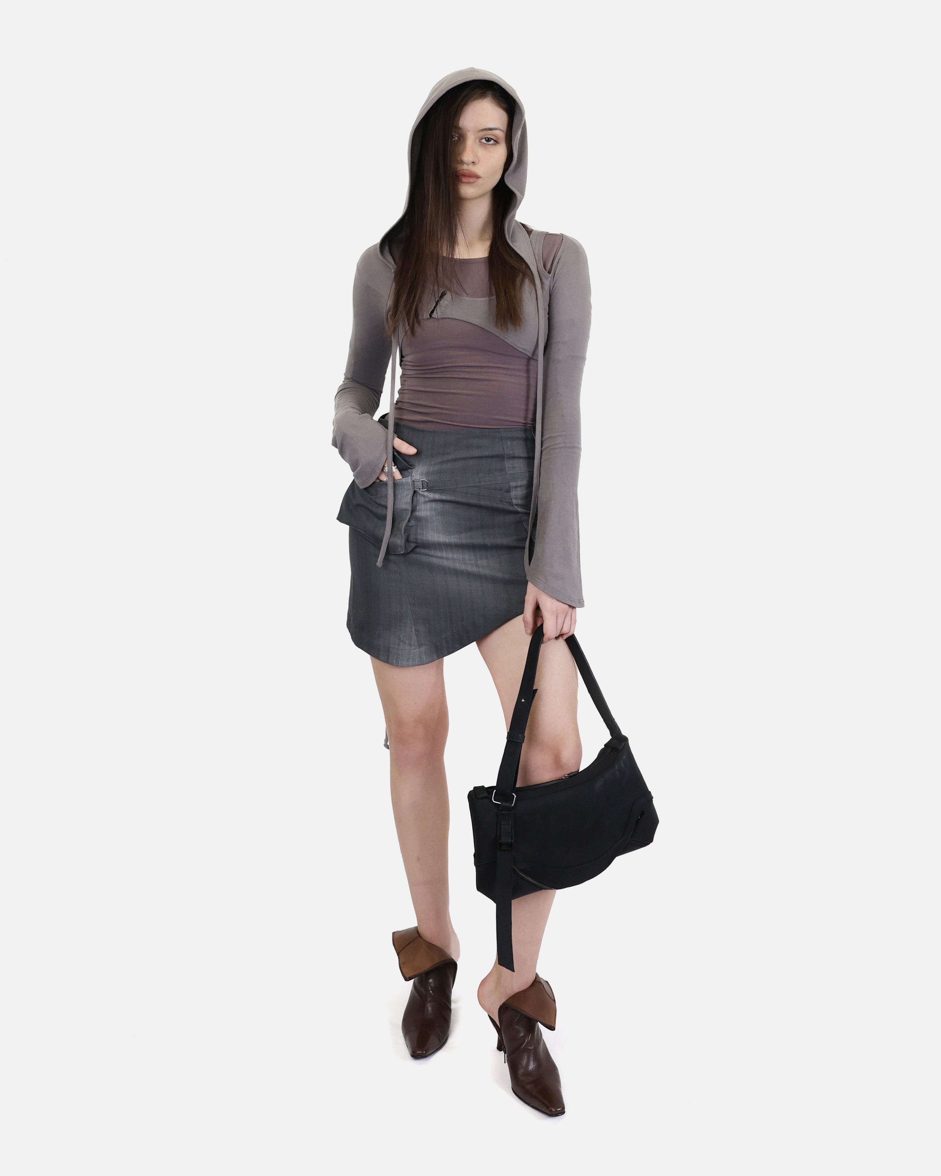 Hooded cardigan