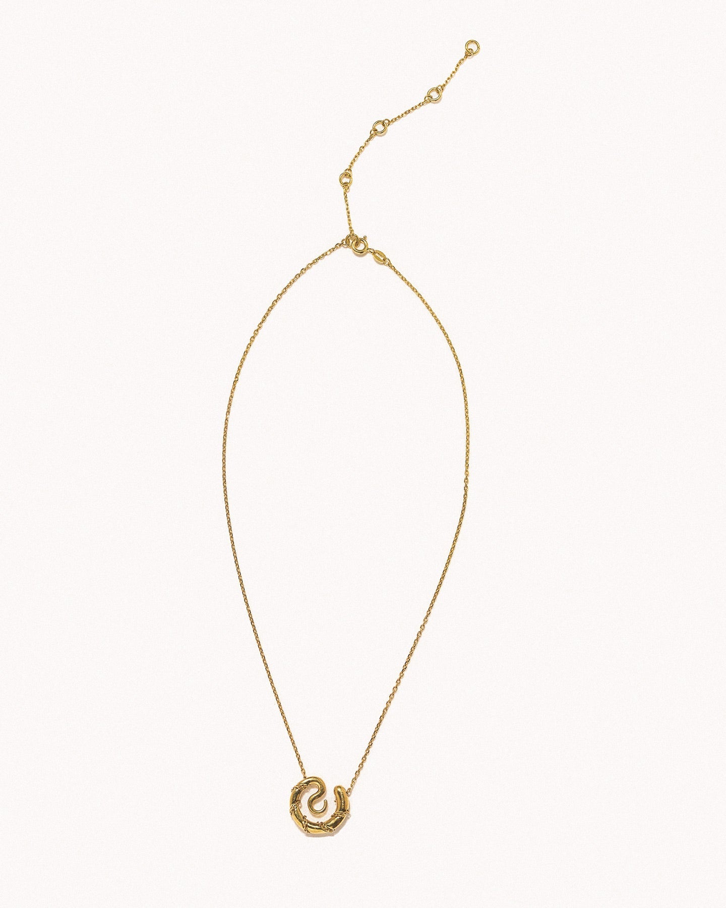 Serpent medallion necklace