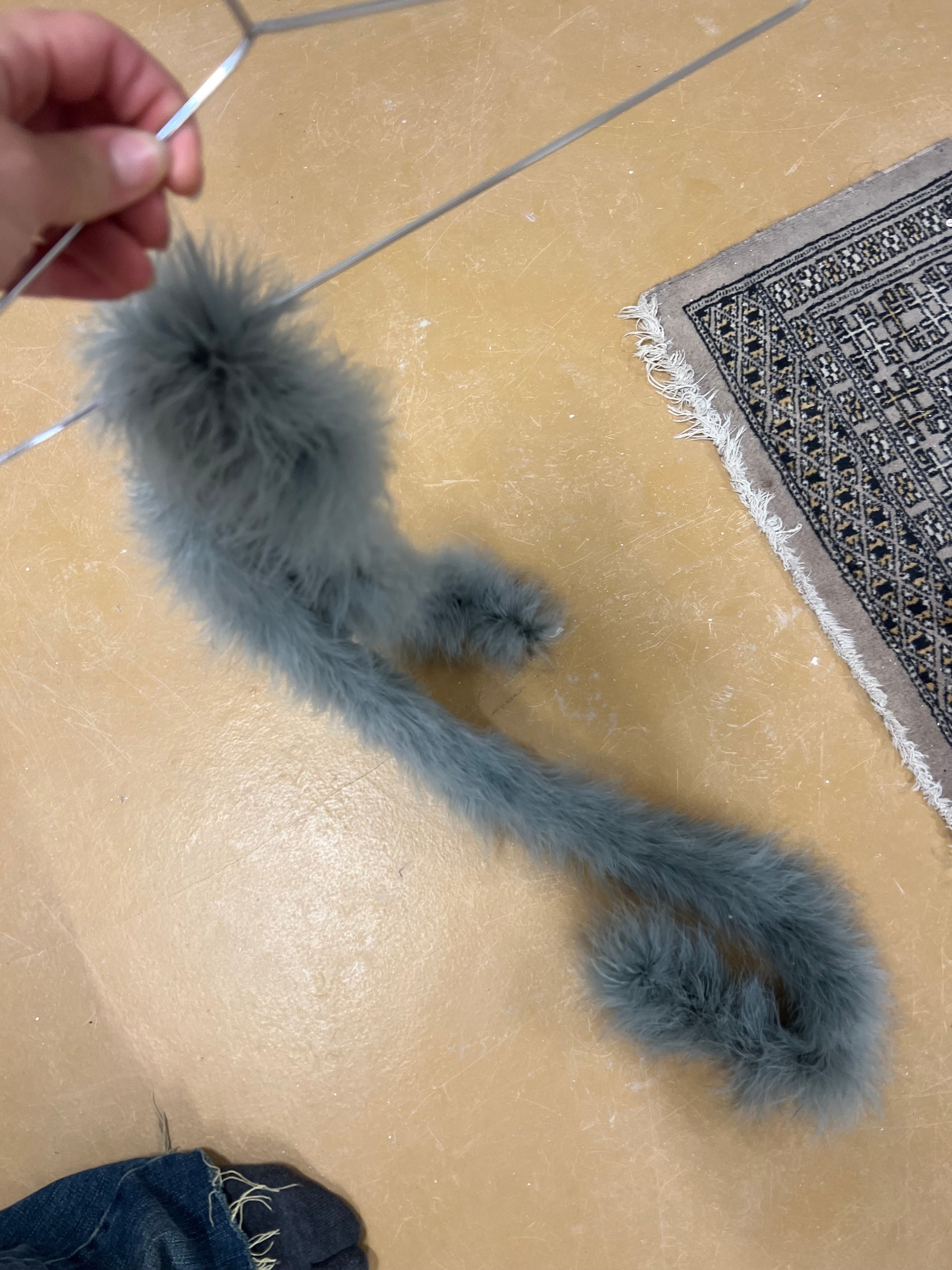 Blue fur