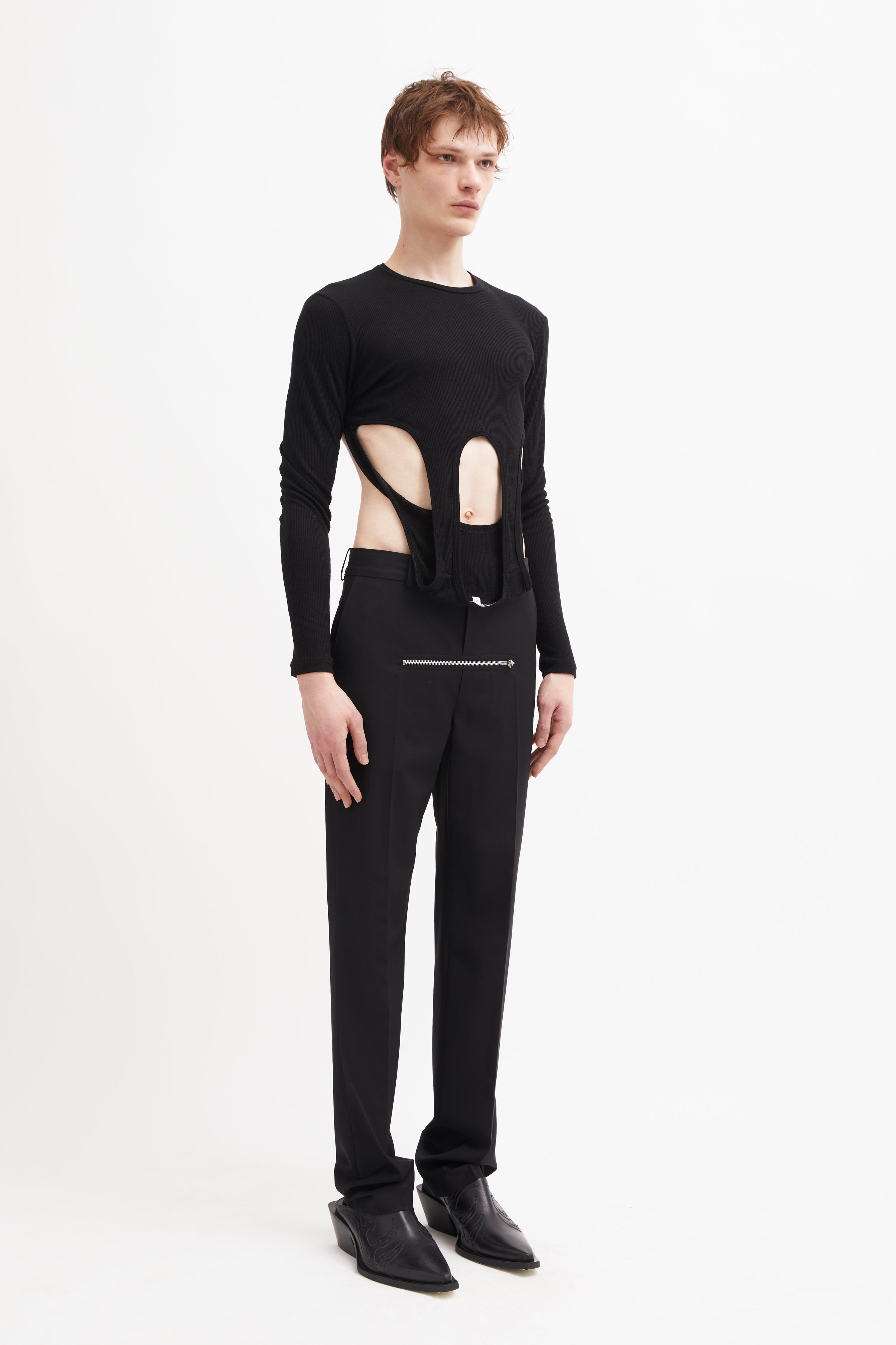 Nasdaq long sleeve top black