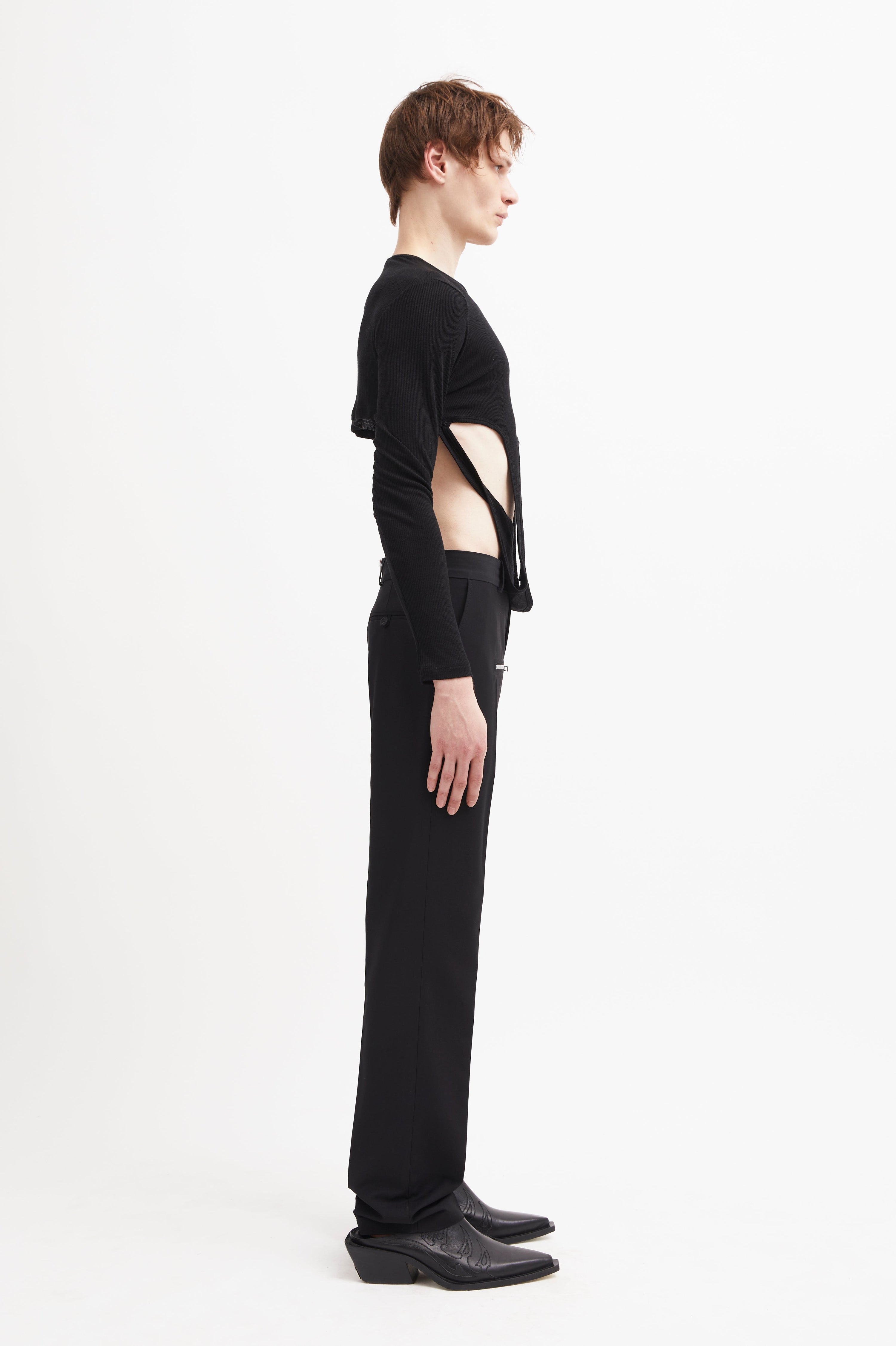 Nasdaq long sleeve top black