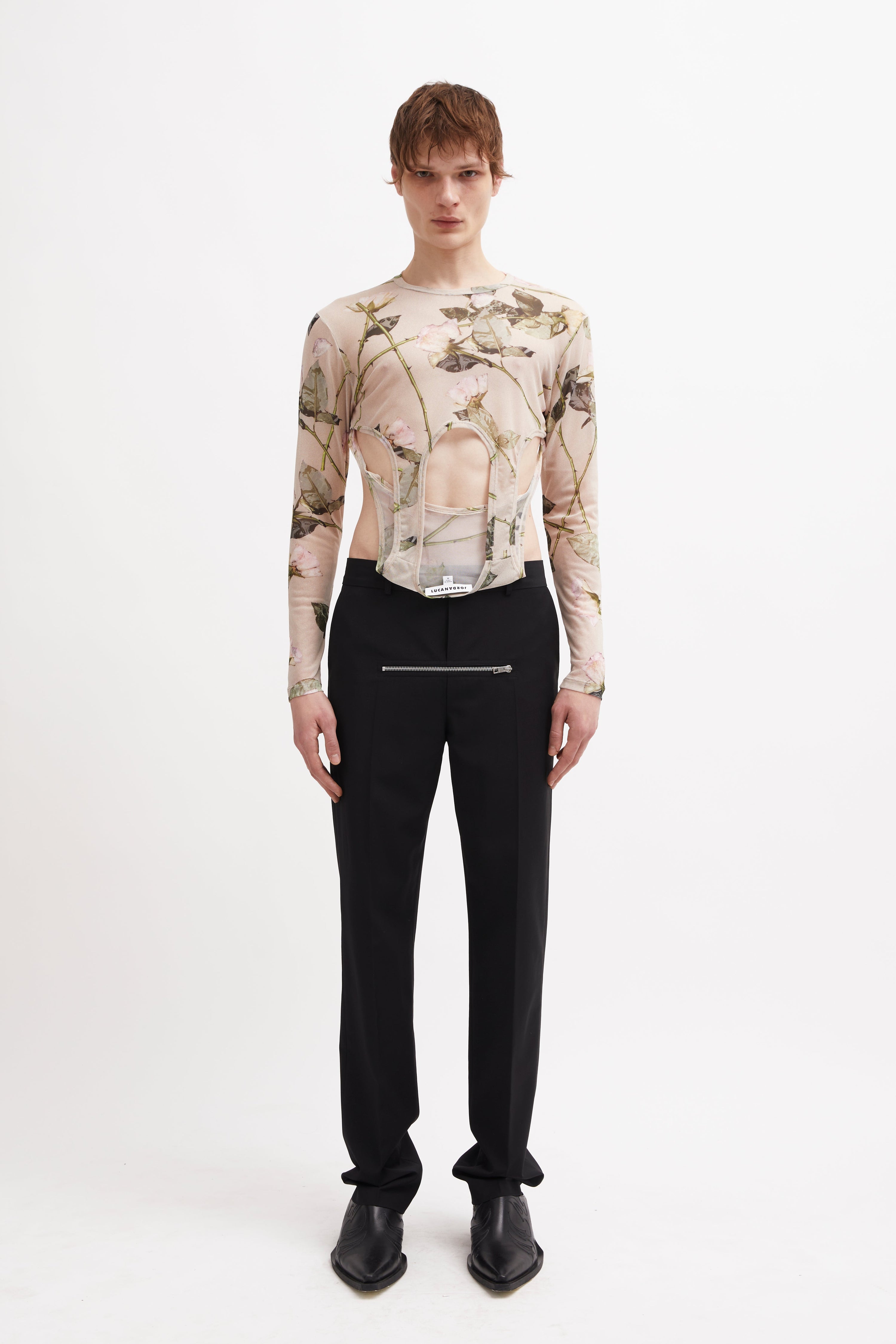 Nasdaq long sleeve top floral