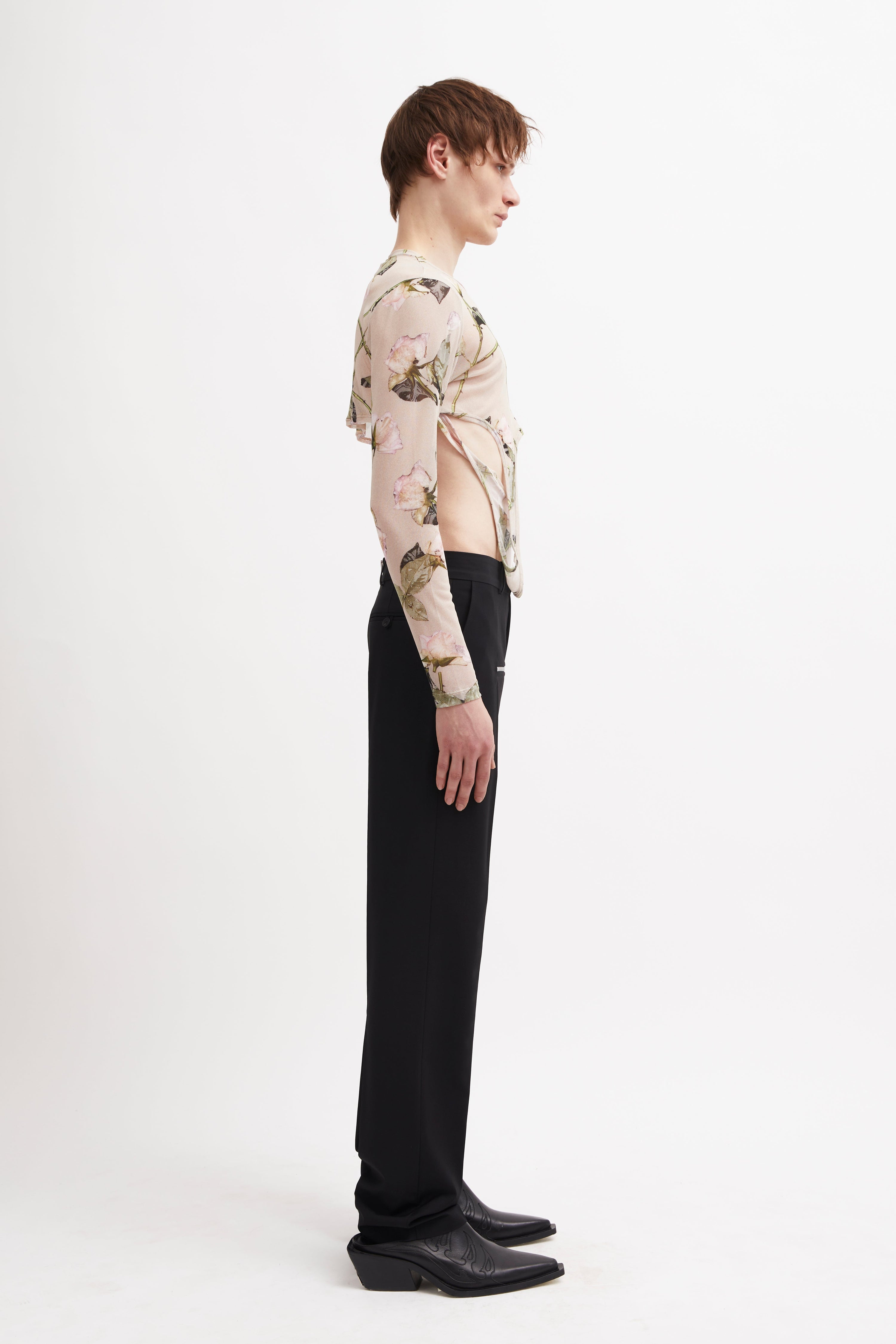 Nasdaq long sleeve top floral