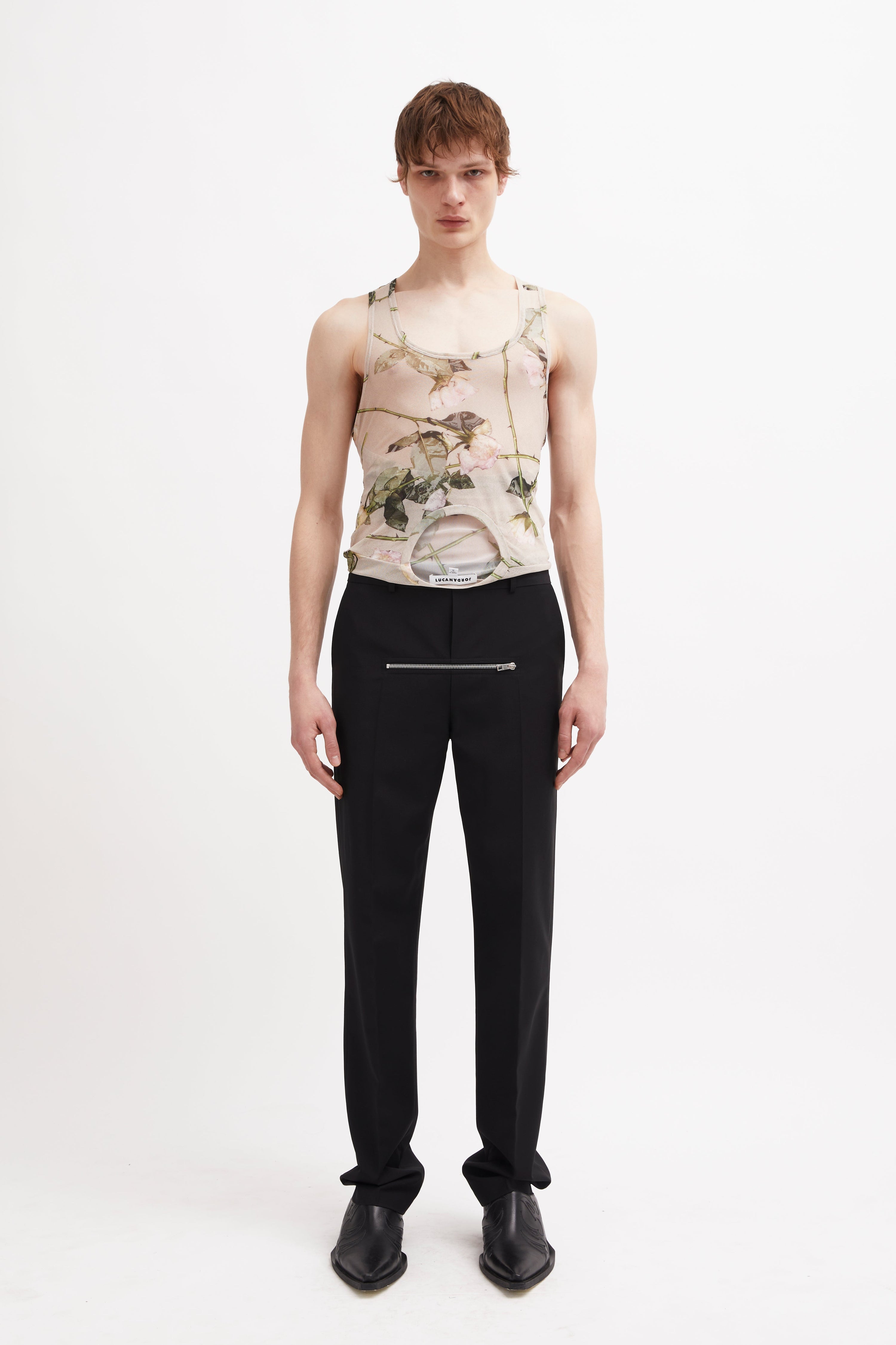 Nasdaq long sleeve top floral