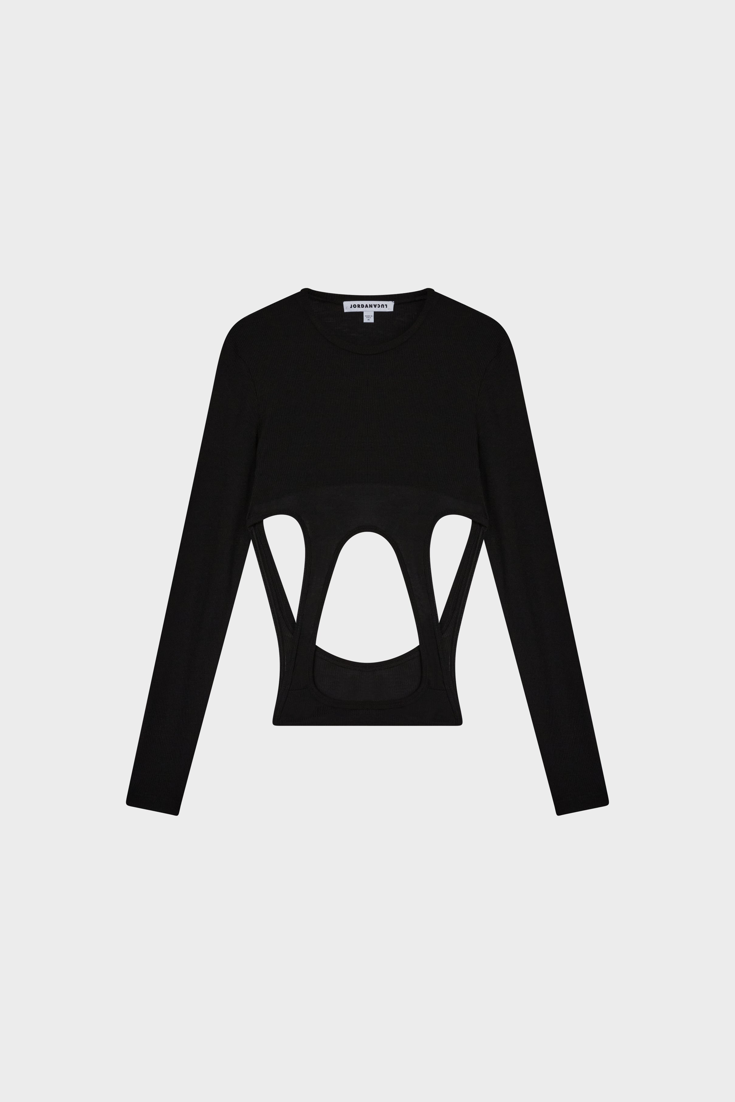 Nasdaq long sleeve top black