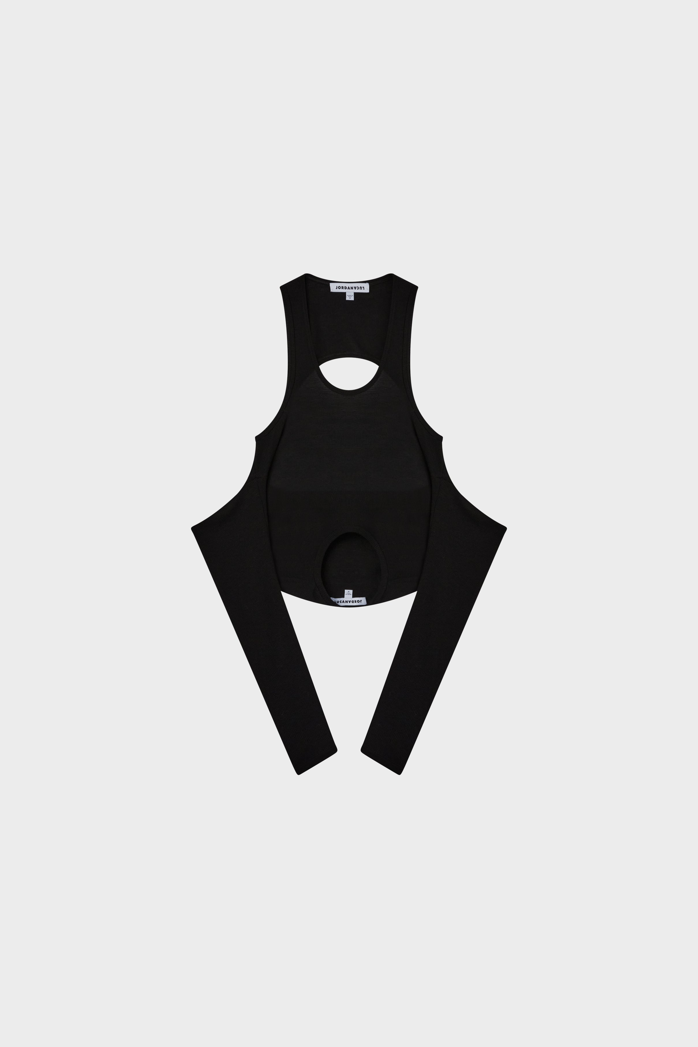 Nasdaq long sleeve top black