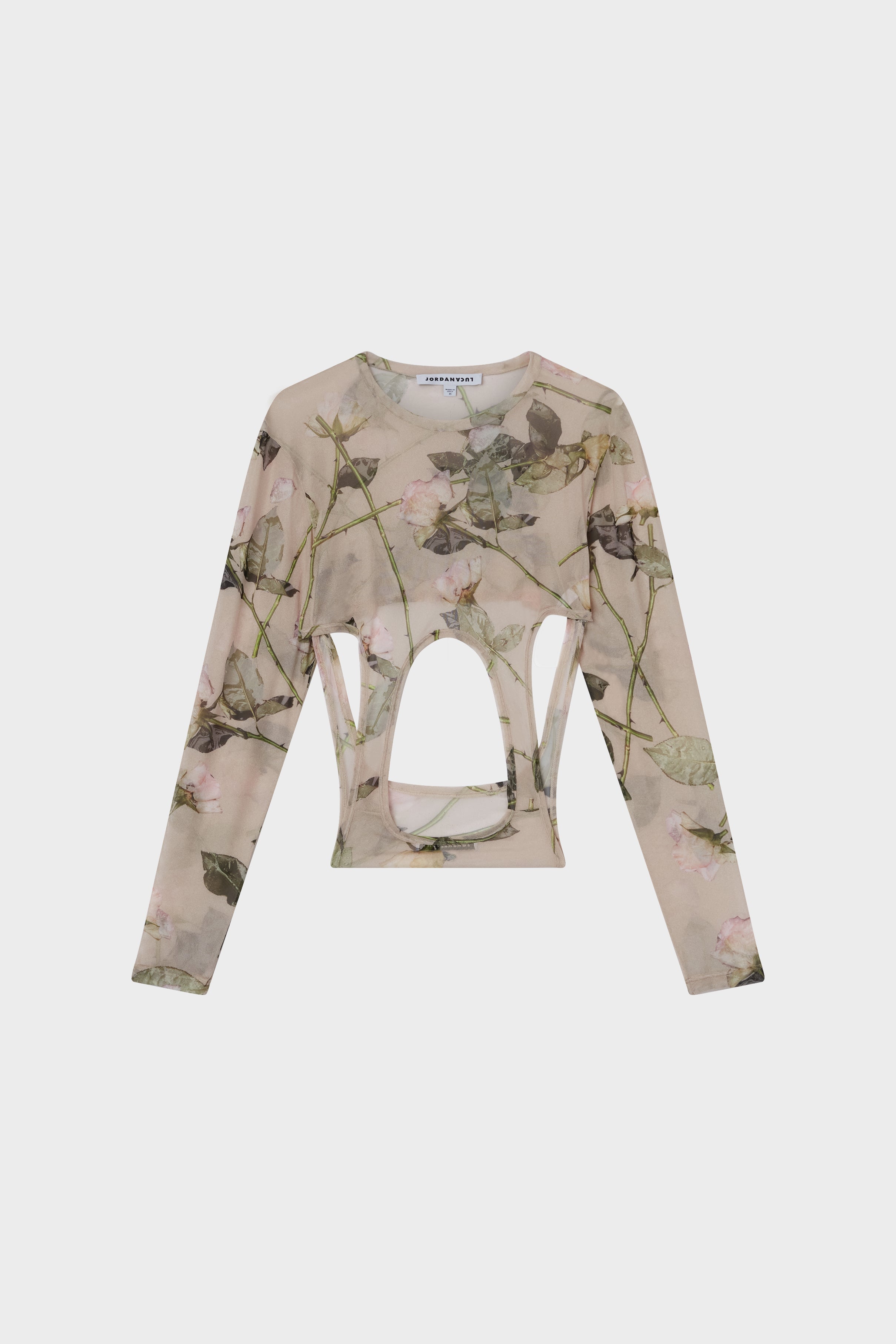 Nasdaq long sleeve top floral