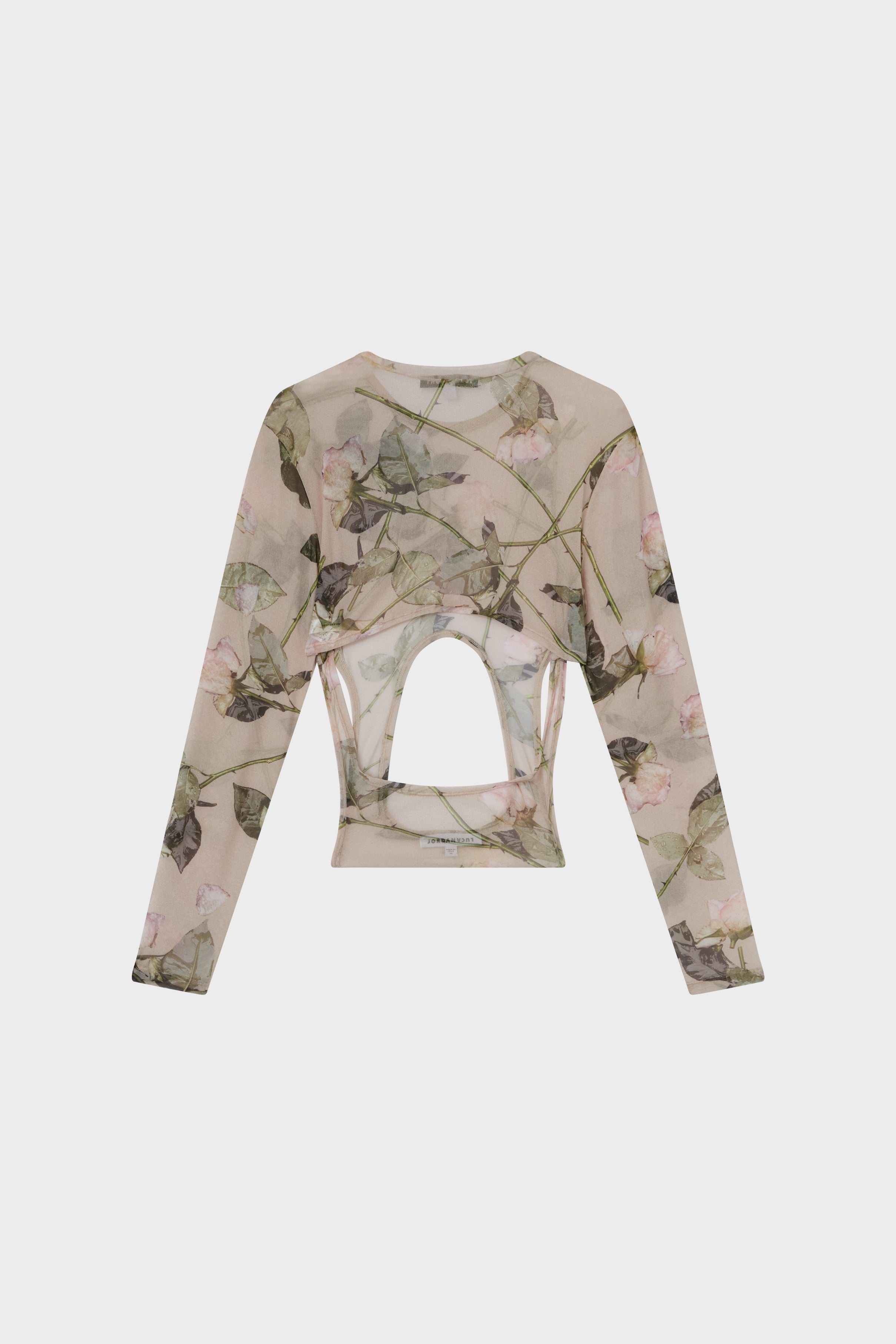 Nasdaq long sleeve top floral