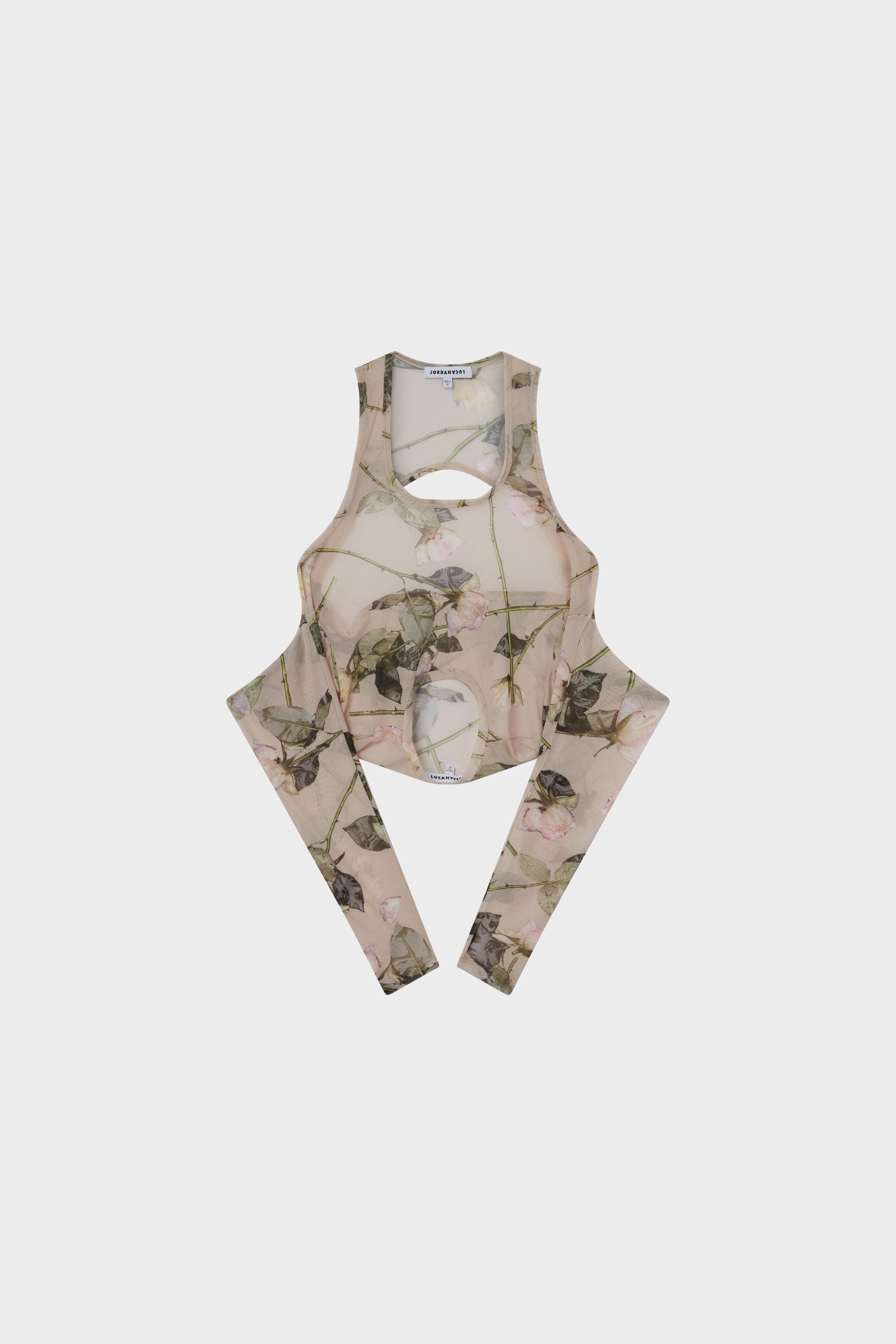 Nasdaq long sleeve top floral