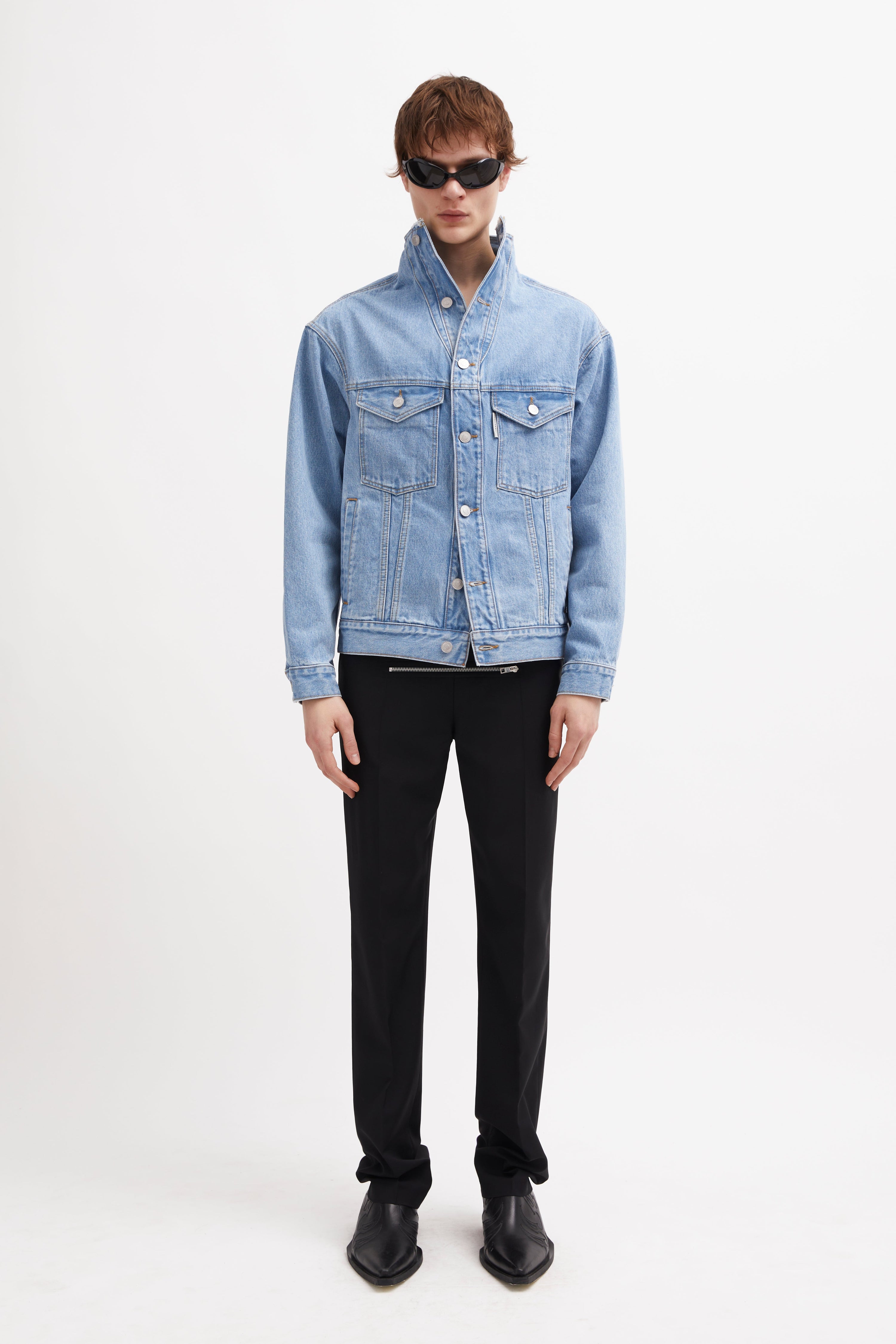 Liquidity jacket light indigo sw