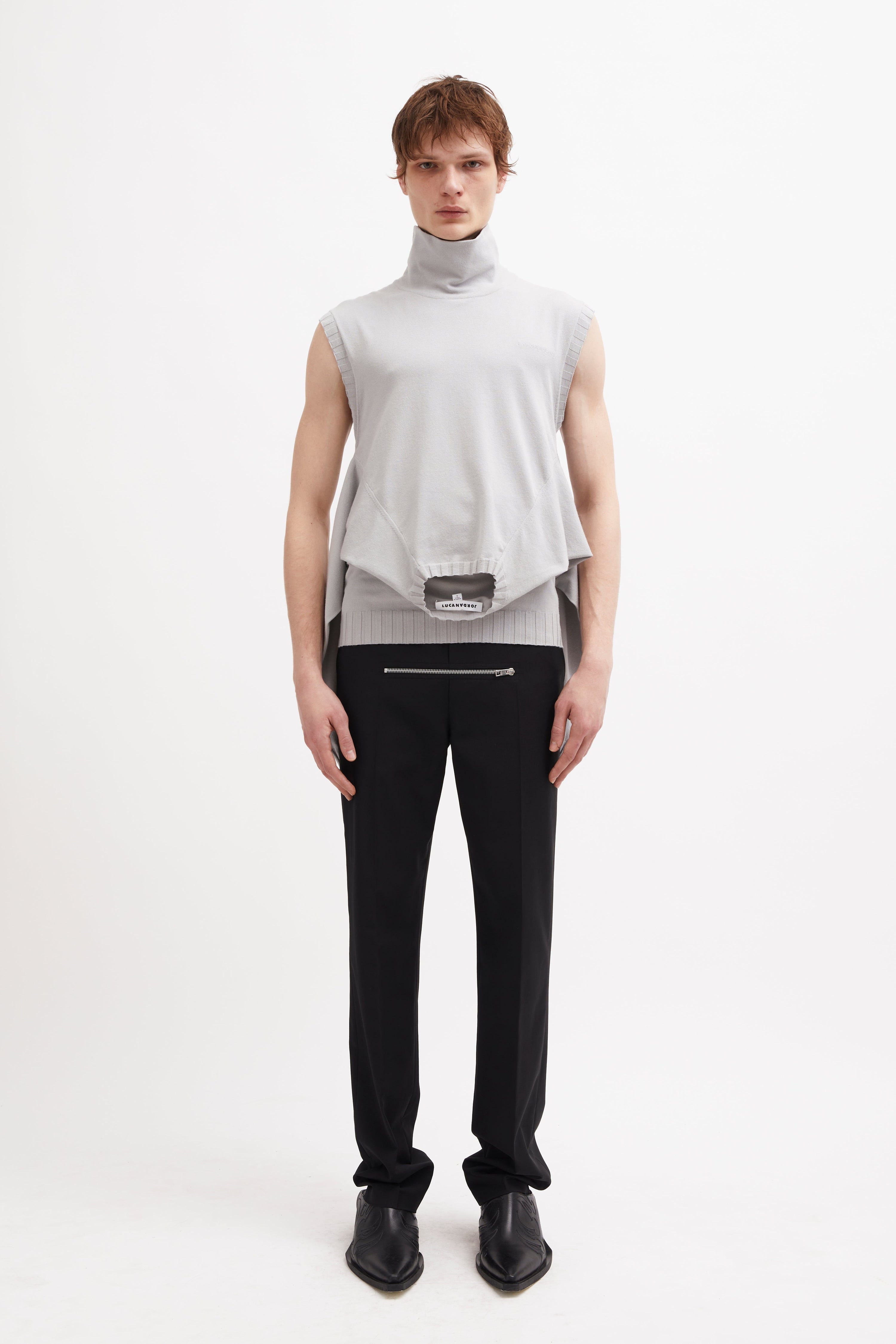 Nasdaq jumper light grey