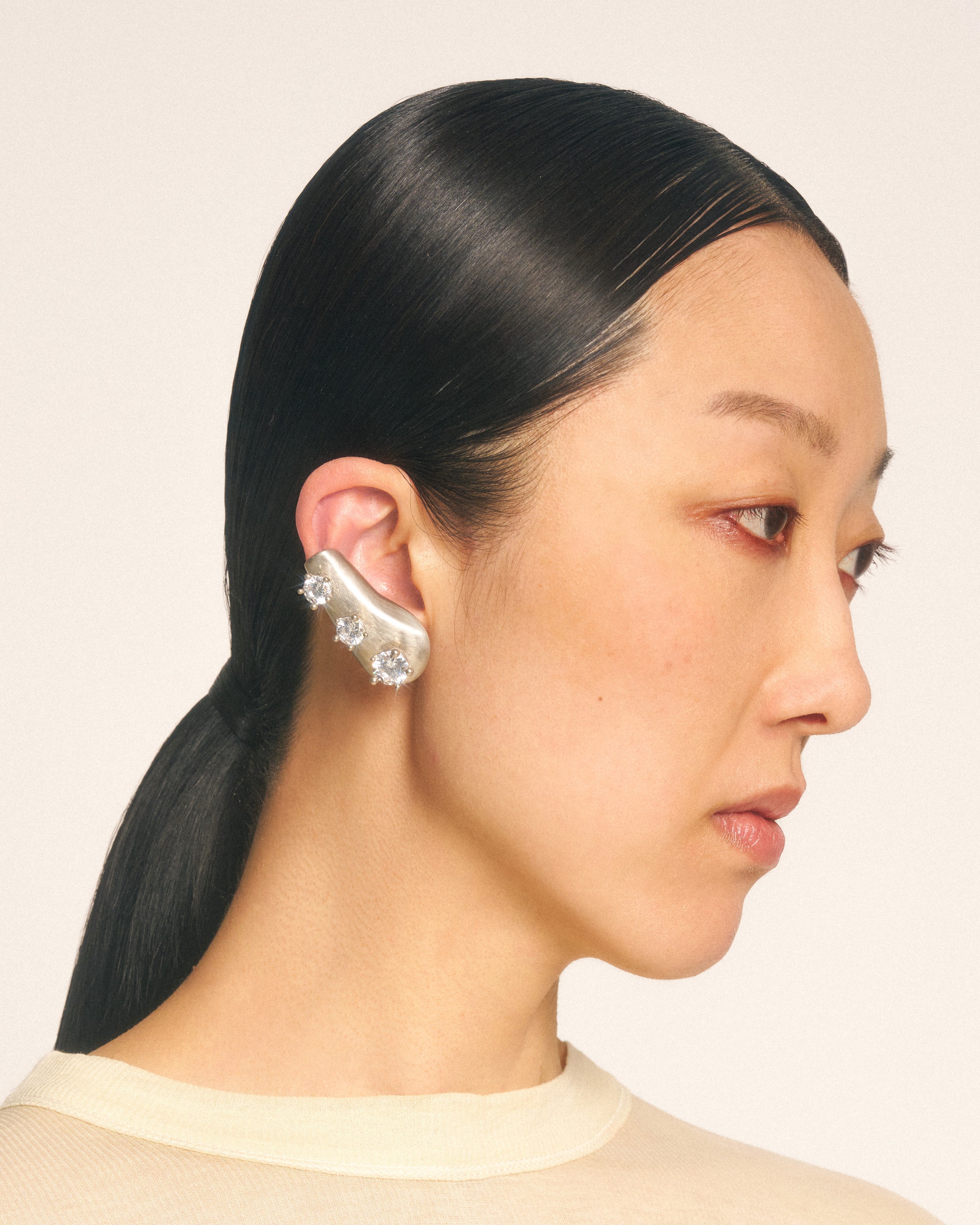 Diamanti triple ear cuff