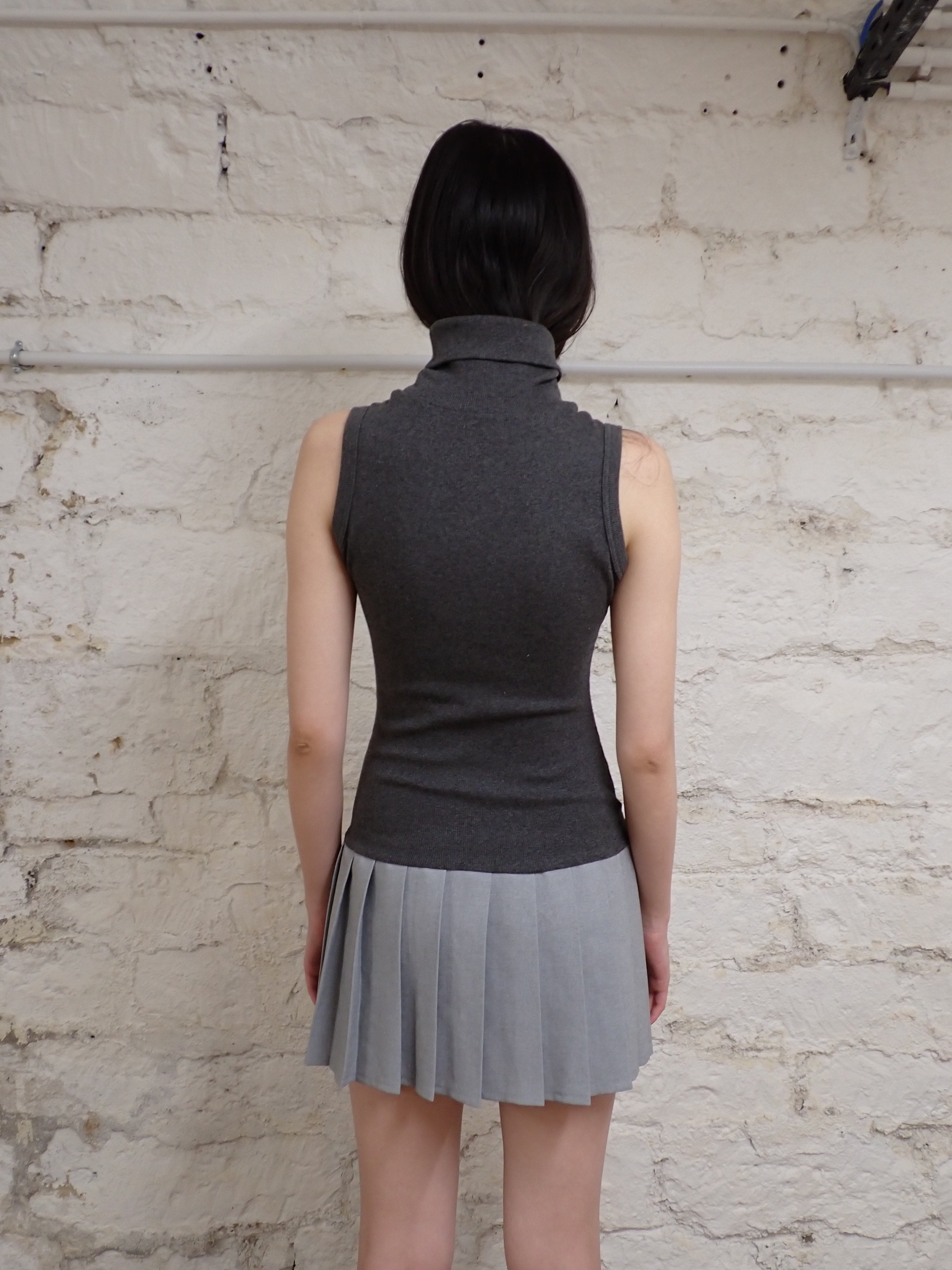 Plisset mini dress