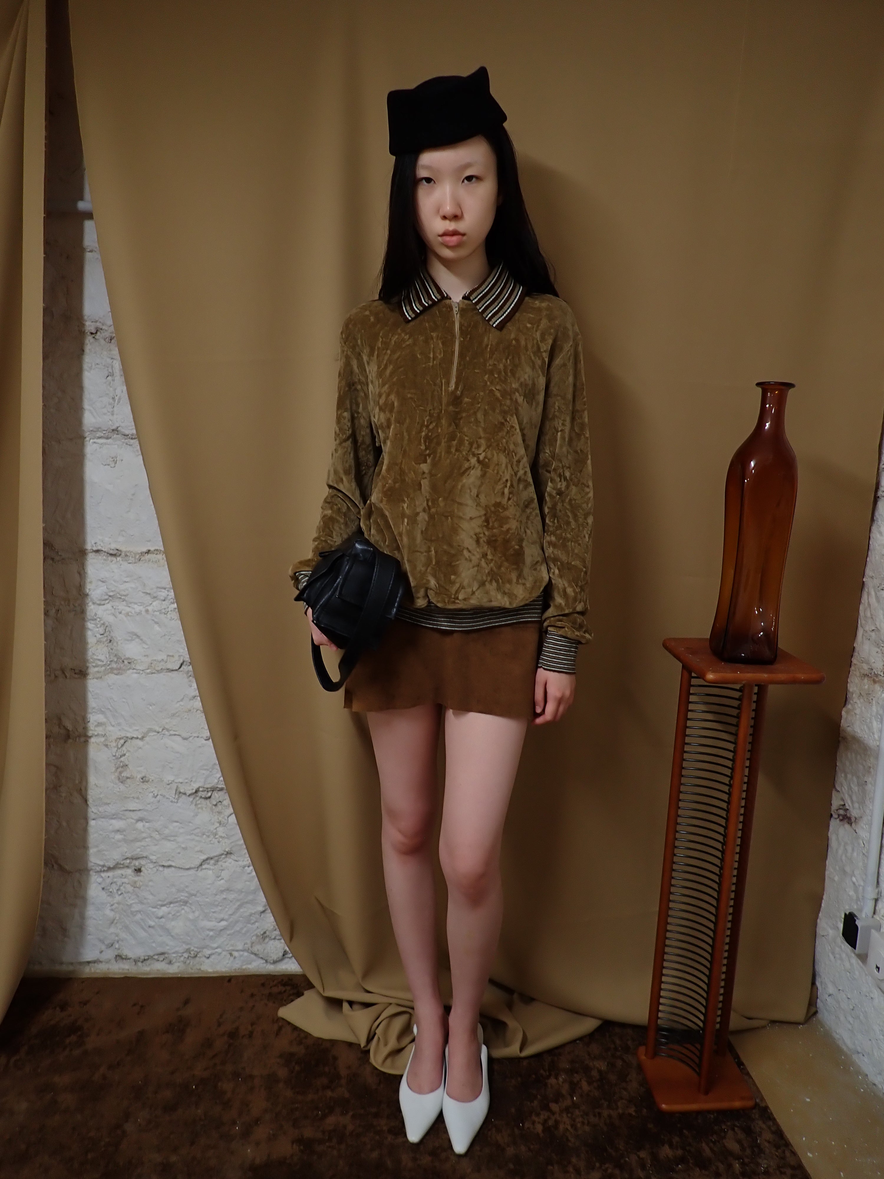 Chenille polo