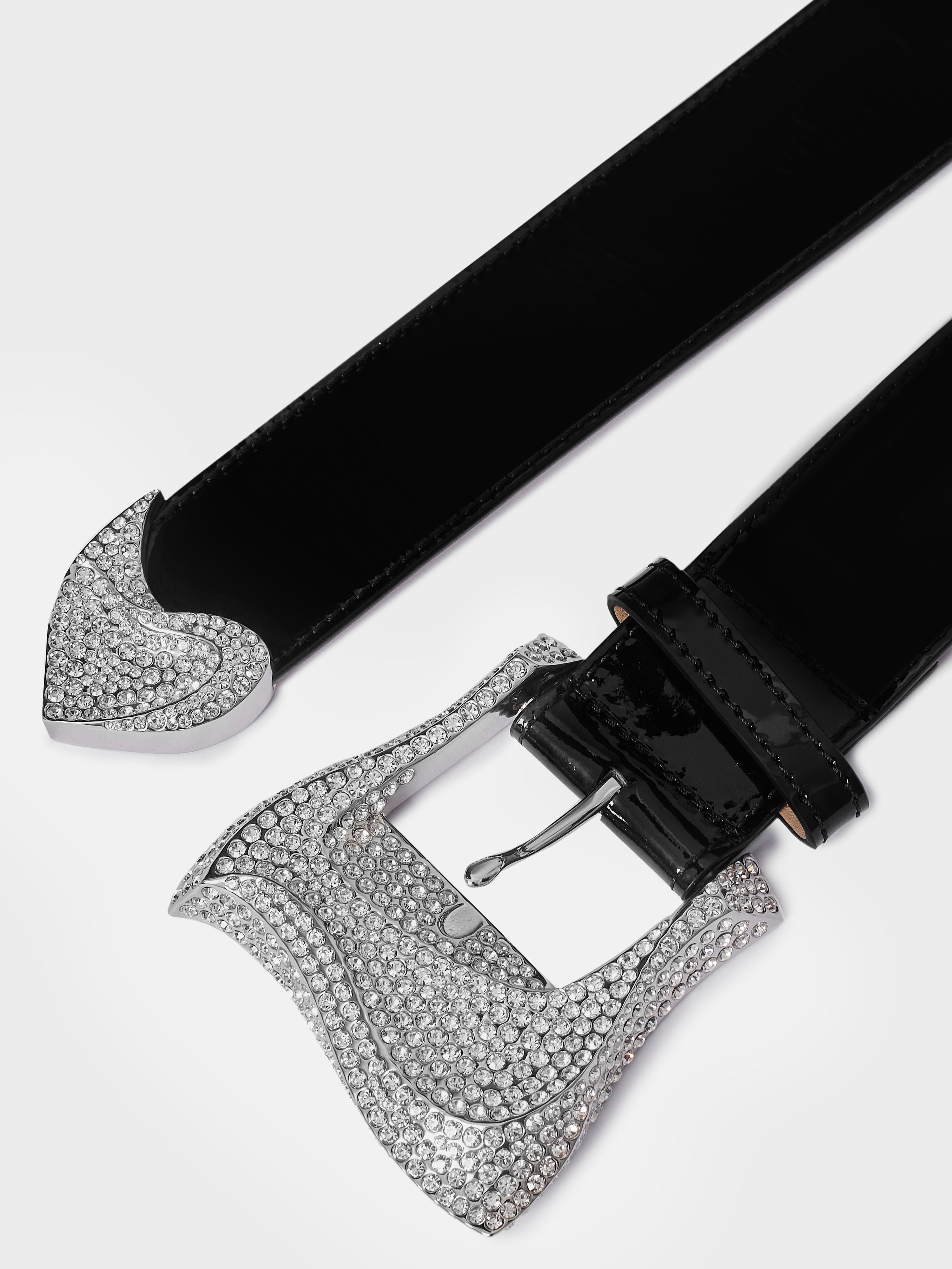 Diana belt patent leather black