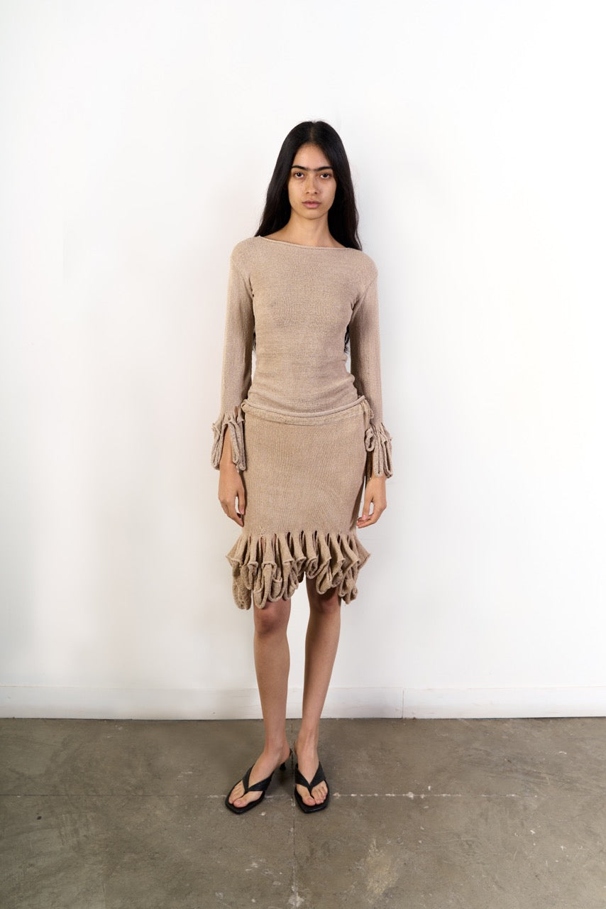 Swiggle mini skirt/top