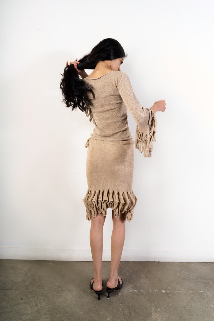 Swiggle mini skirt/top
