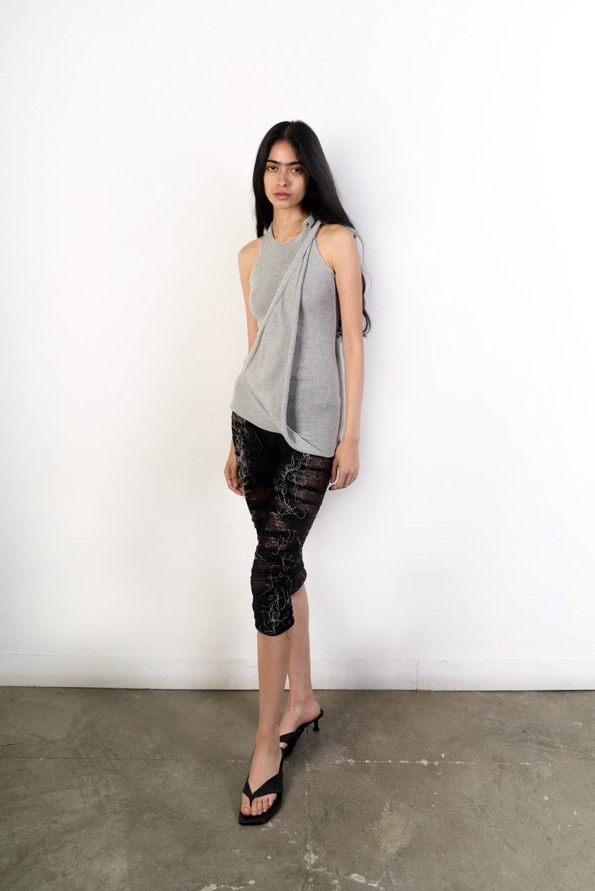 Side hold halter top