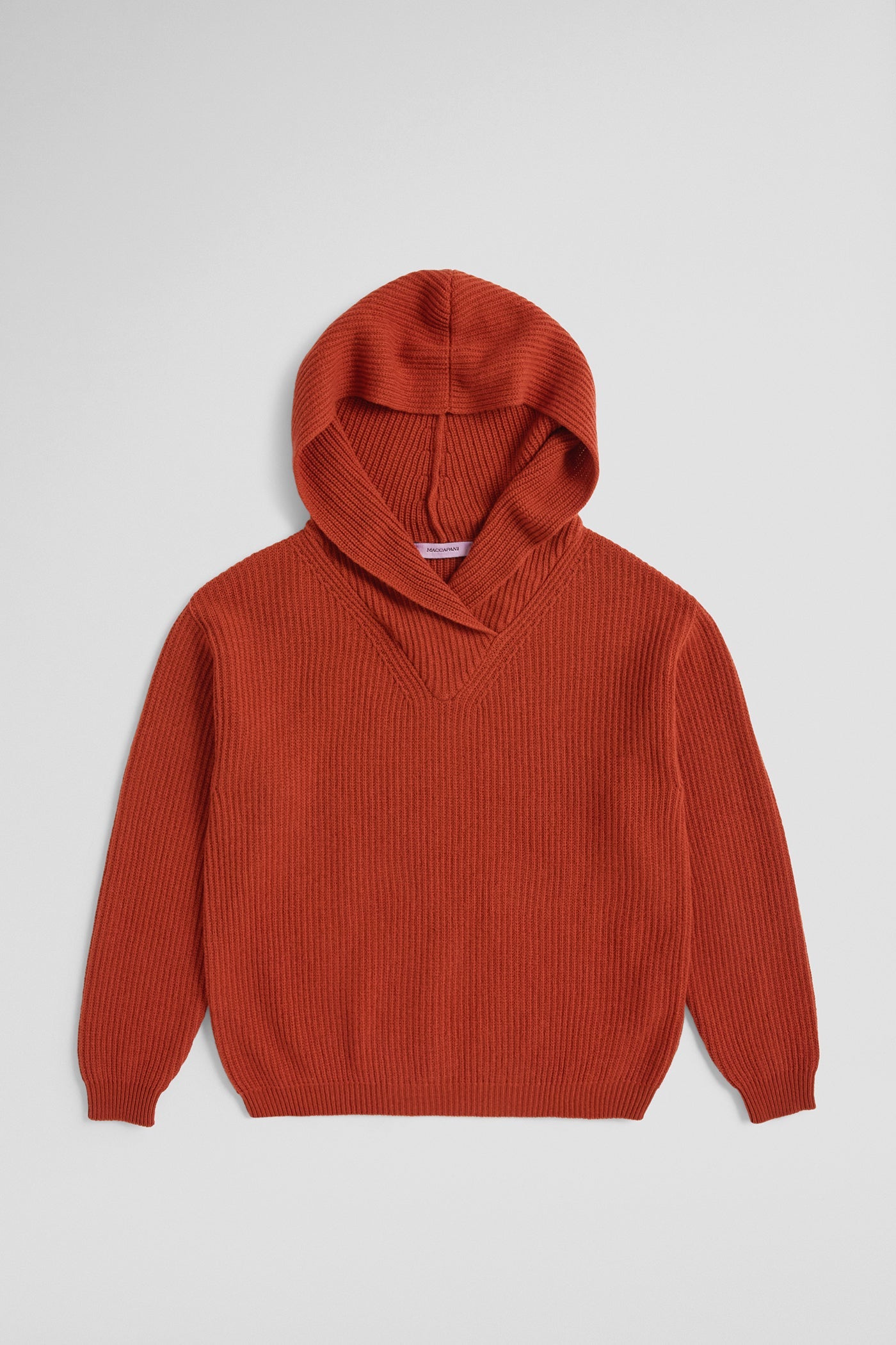 Knitted hoodie
