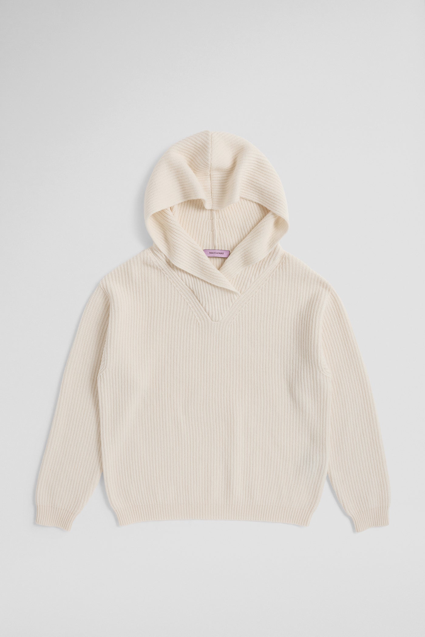 Knitted hoodie