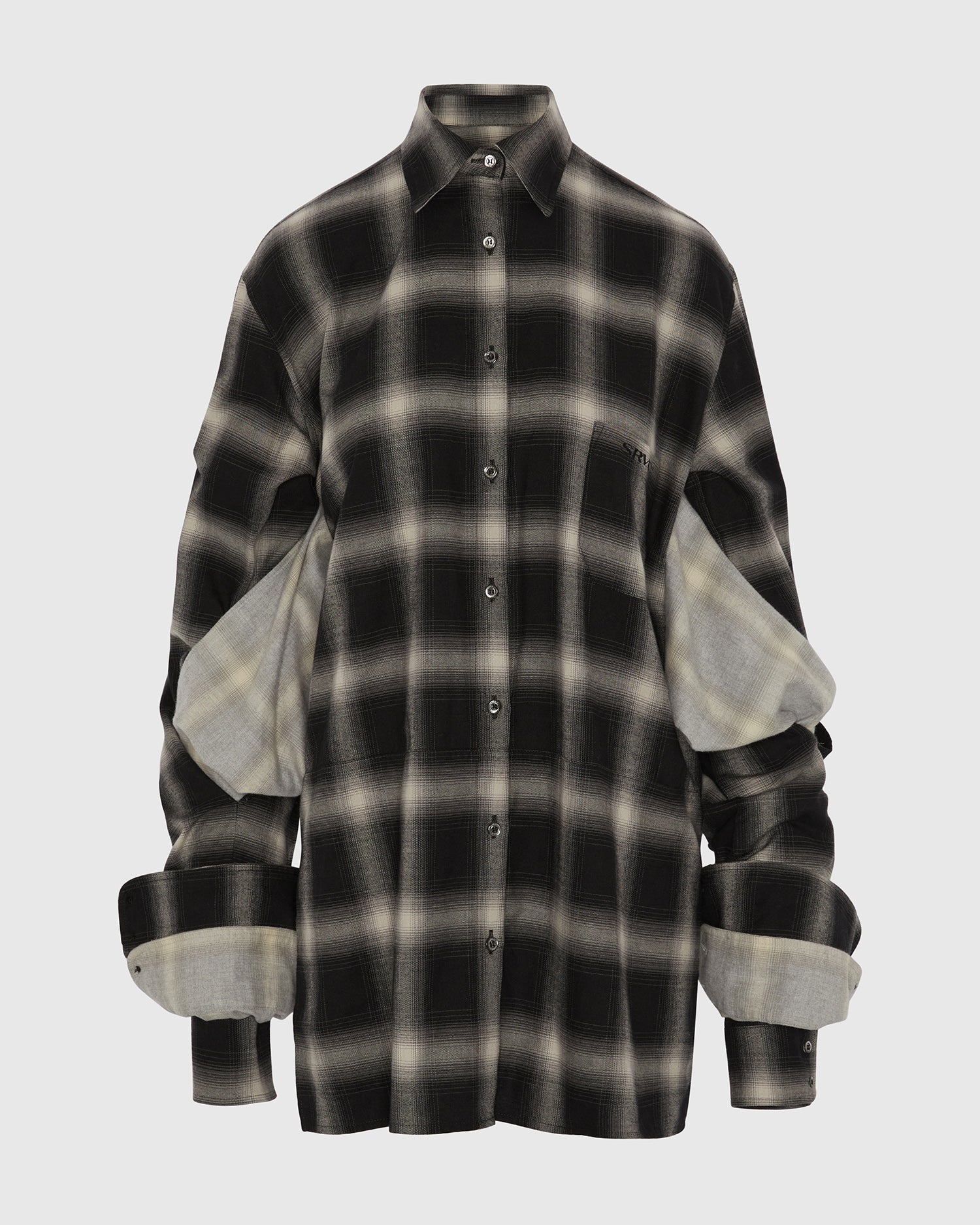 Sentinal shirt black check