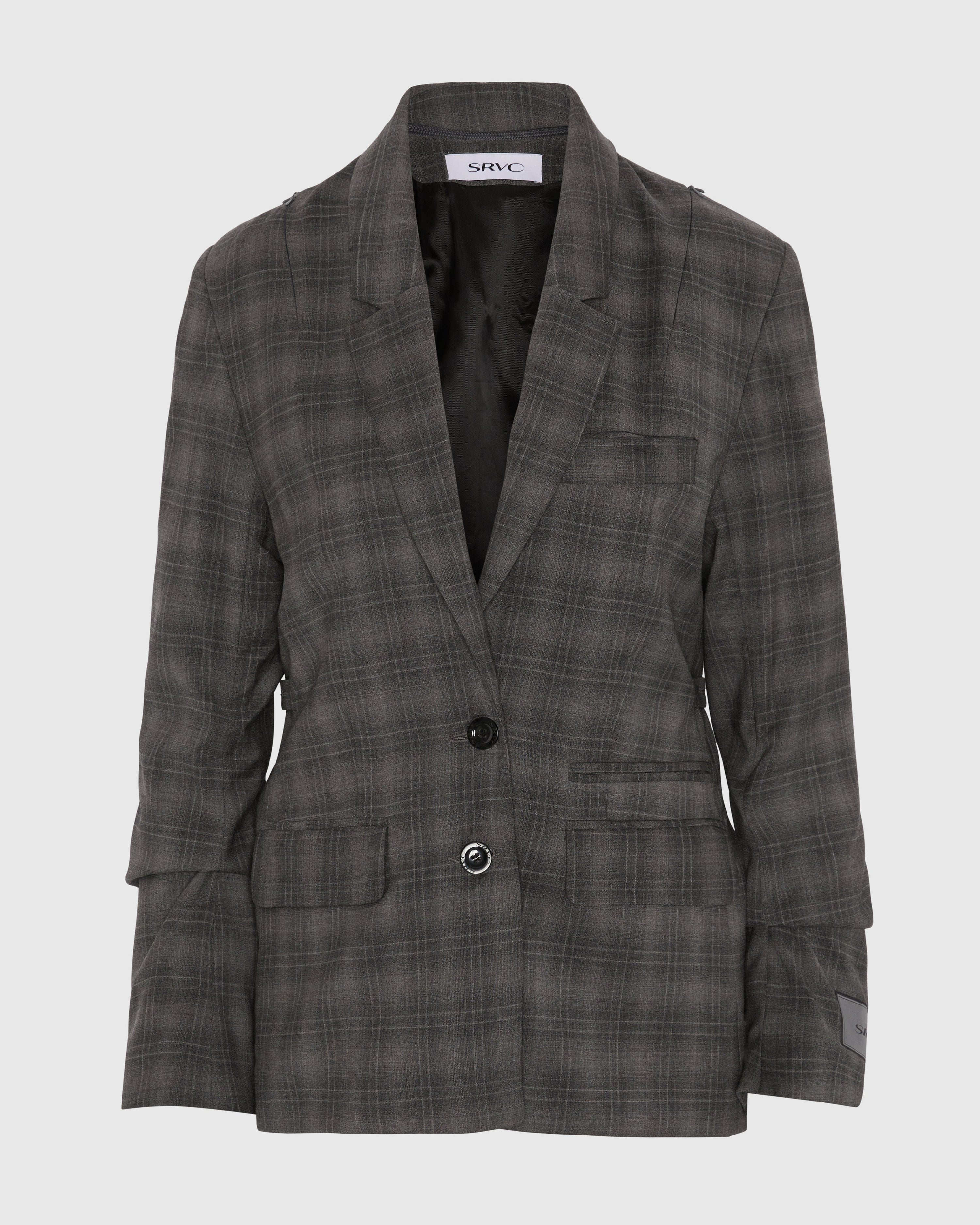 Breakfast jacket charcoal