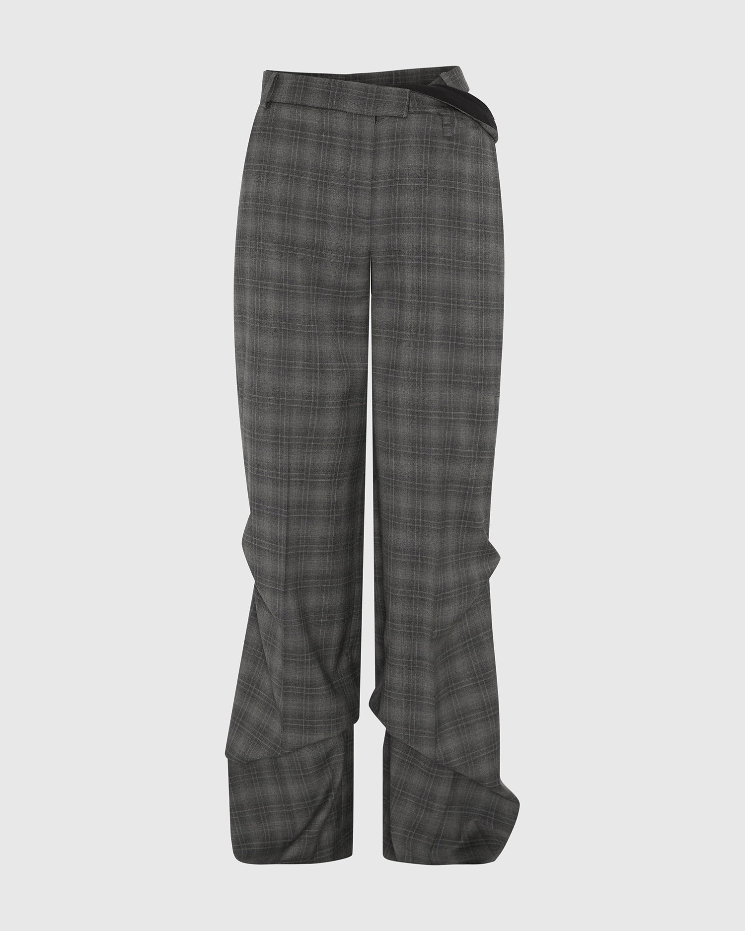 Fragment tailored trousers charcoal check