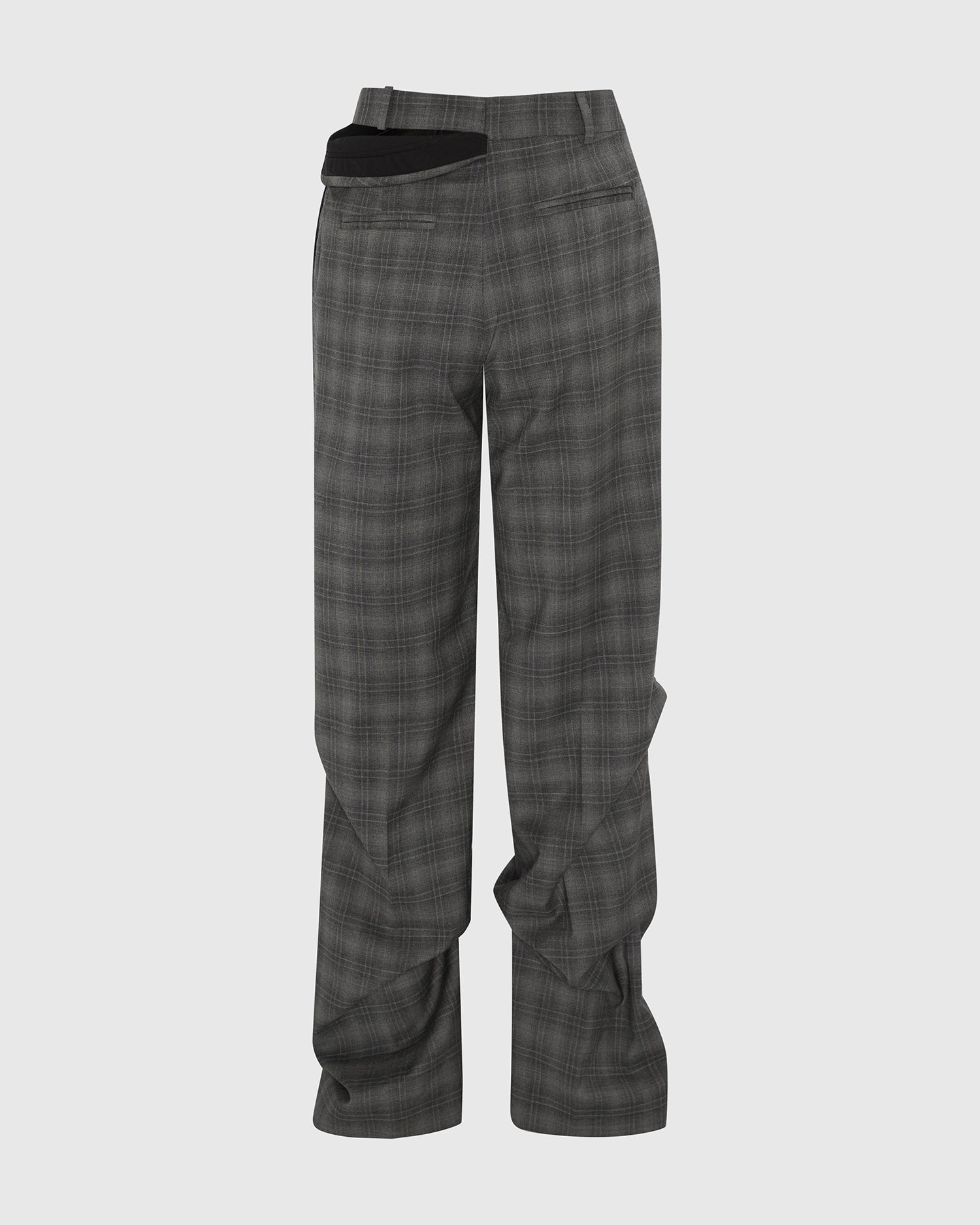 Fragment tailored trousers charcoal check