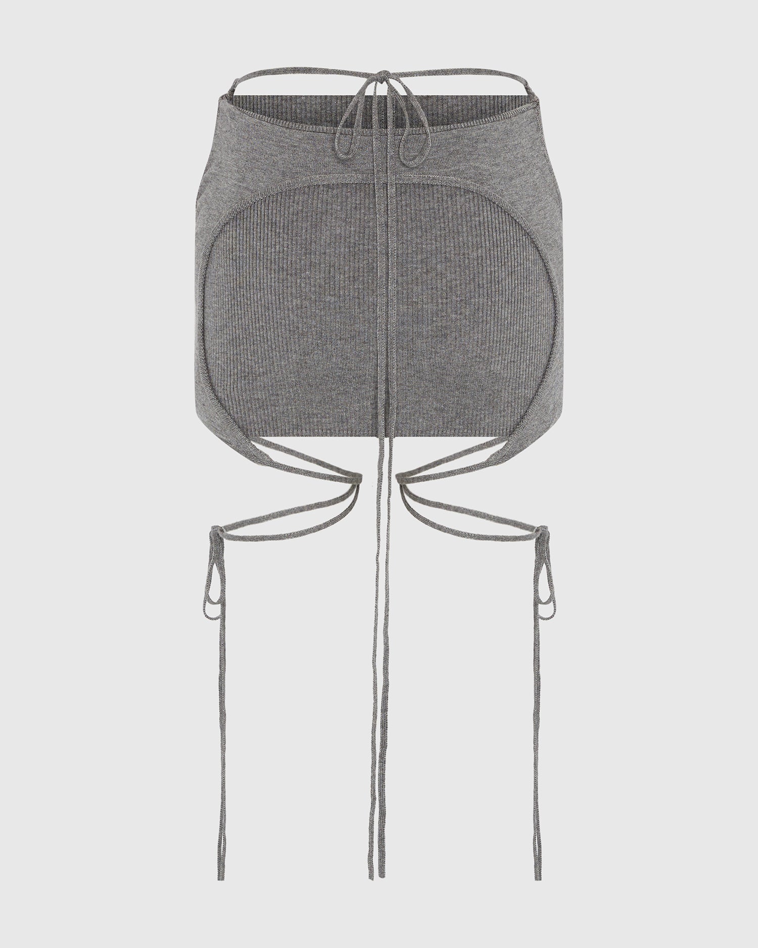 Armour knit skirt grey