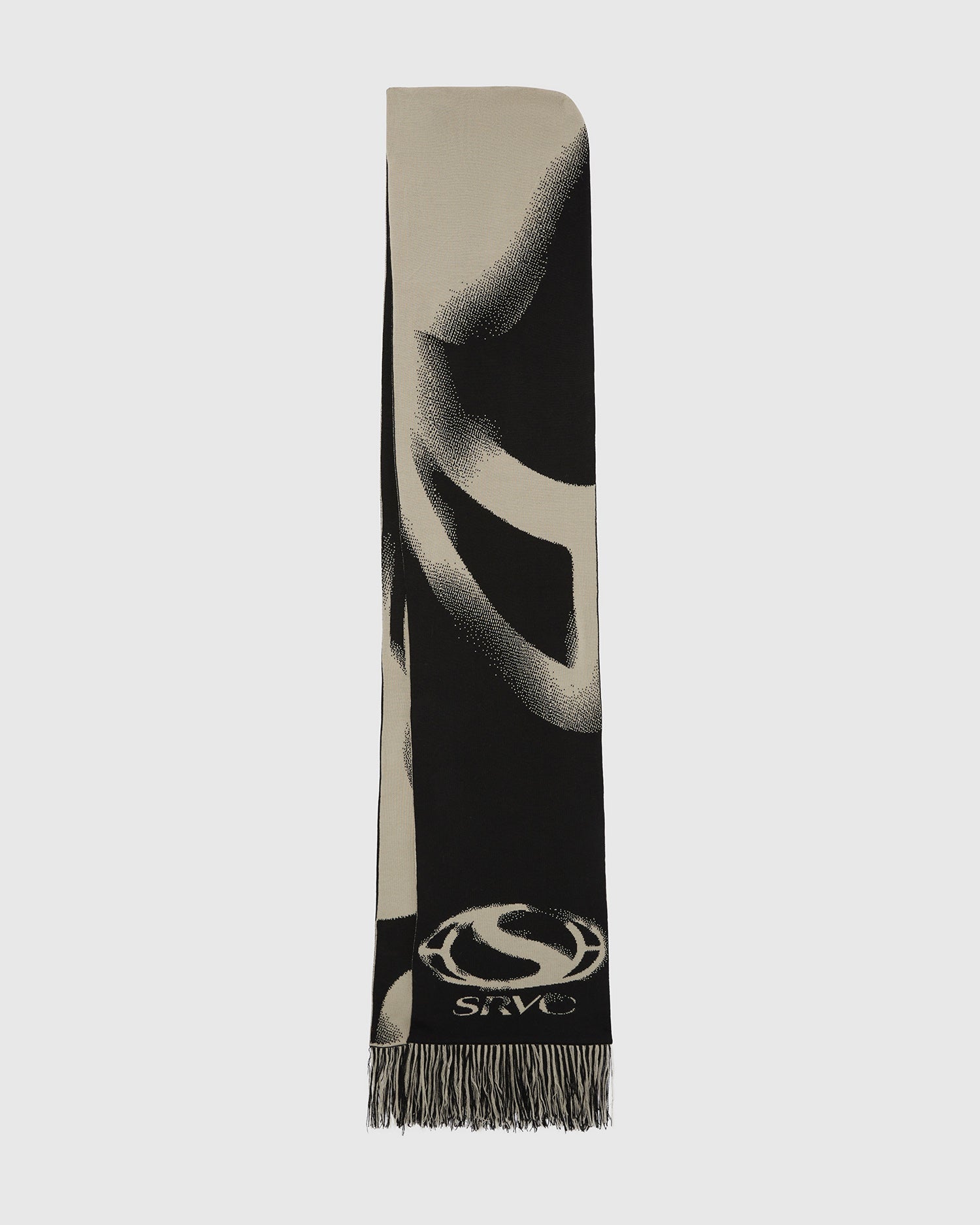 Srvc hooded scarf black