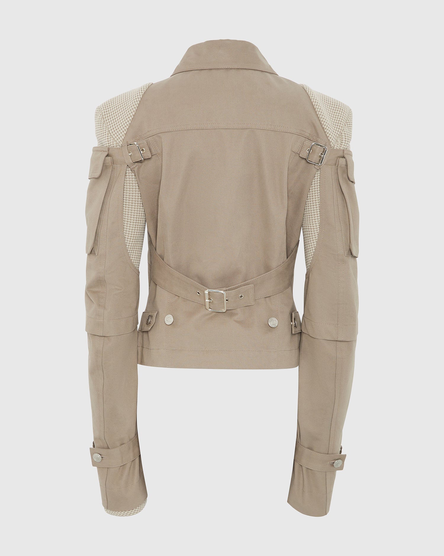 Mecha cargo jacket mid grey