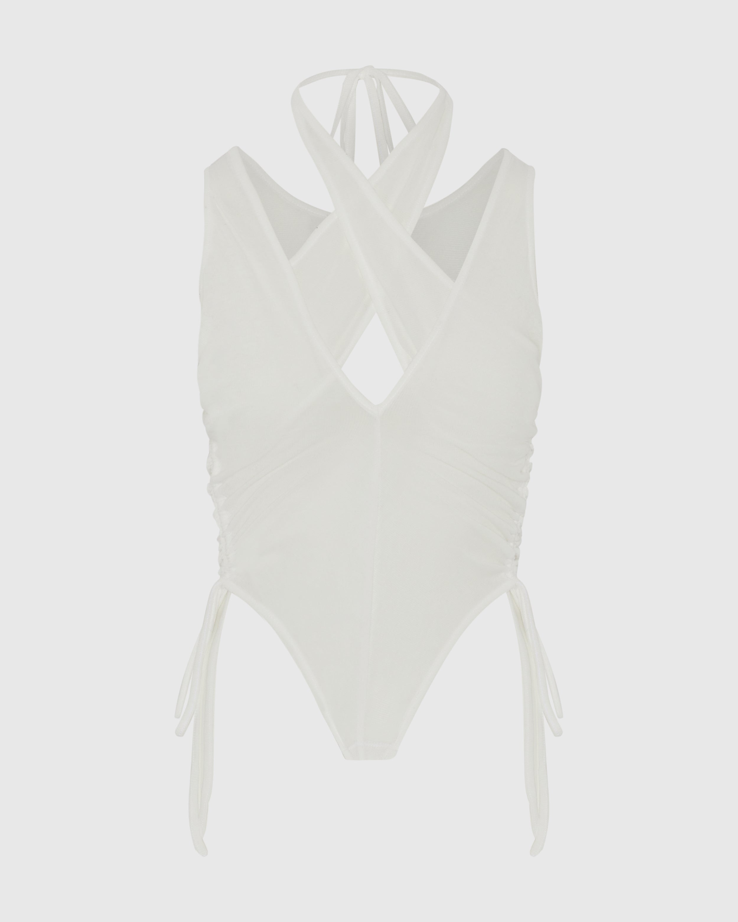Bibi vest top white