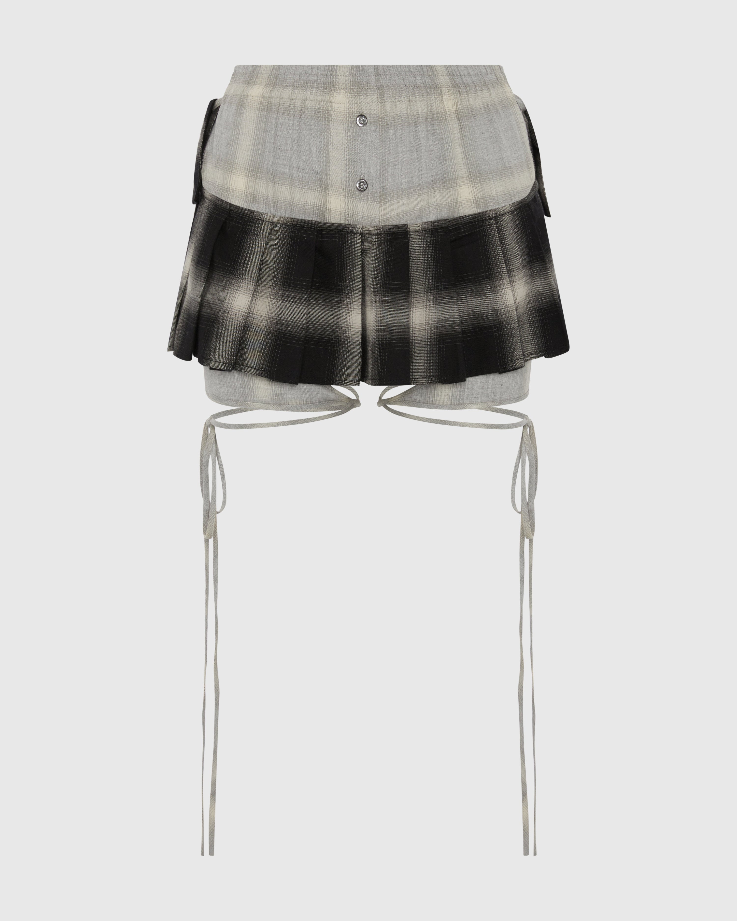 Misa skirt black check