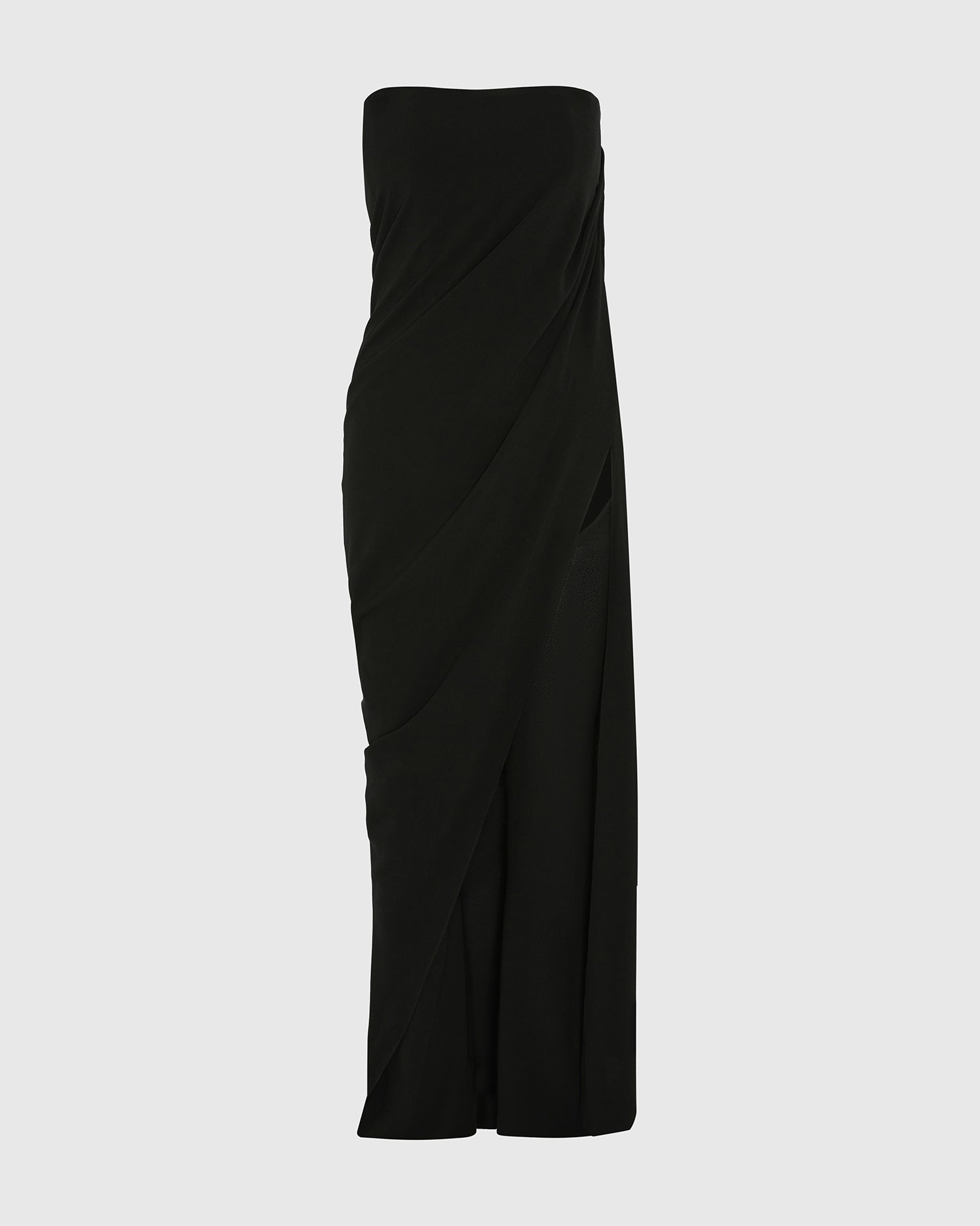 Draped jumpsuit black