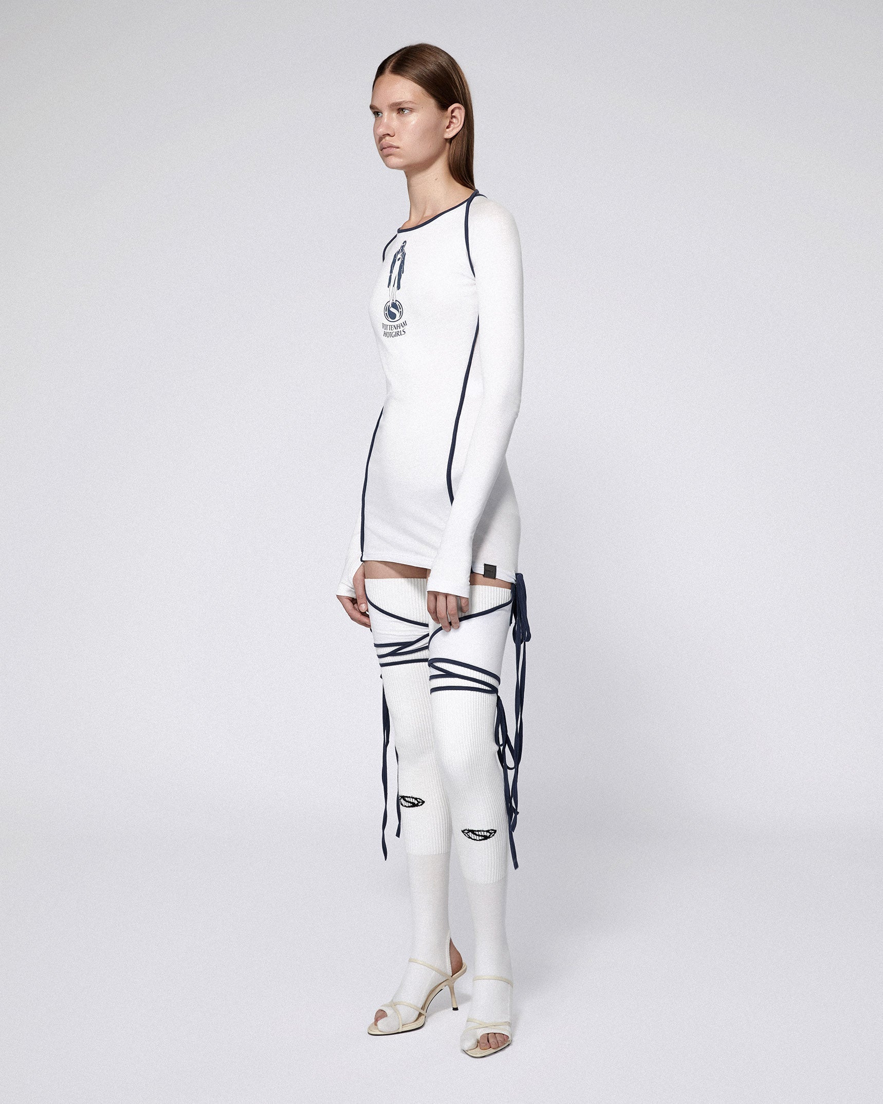 Tottenham - type a t-dress white