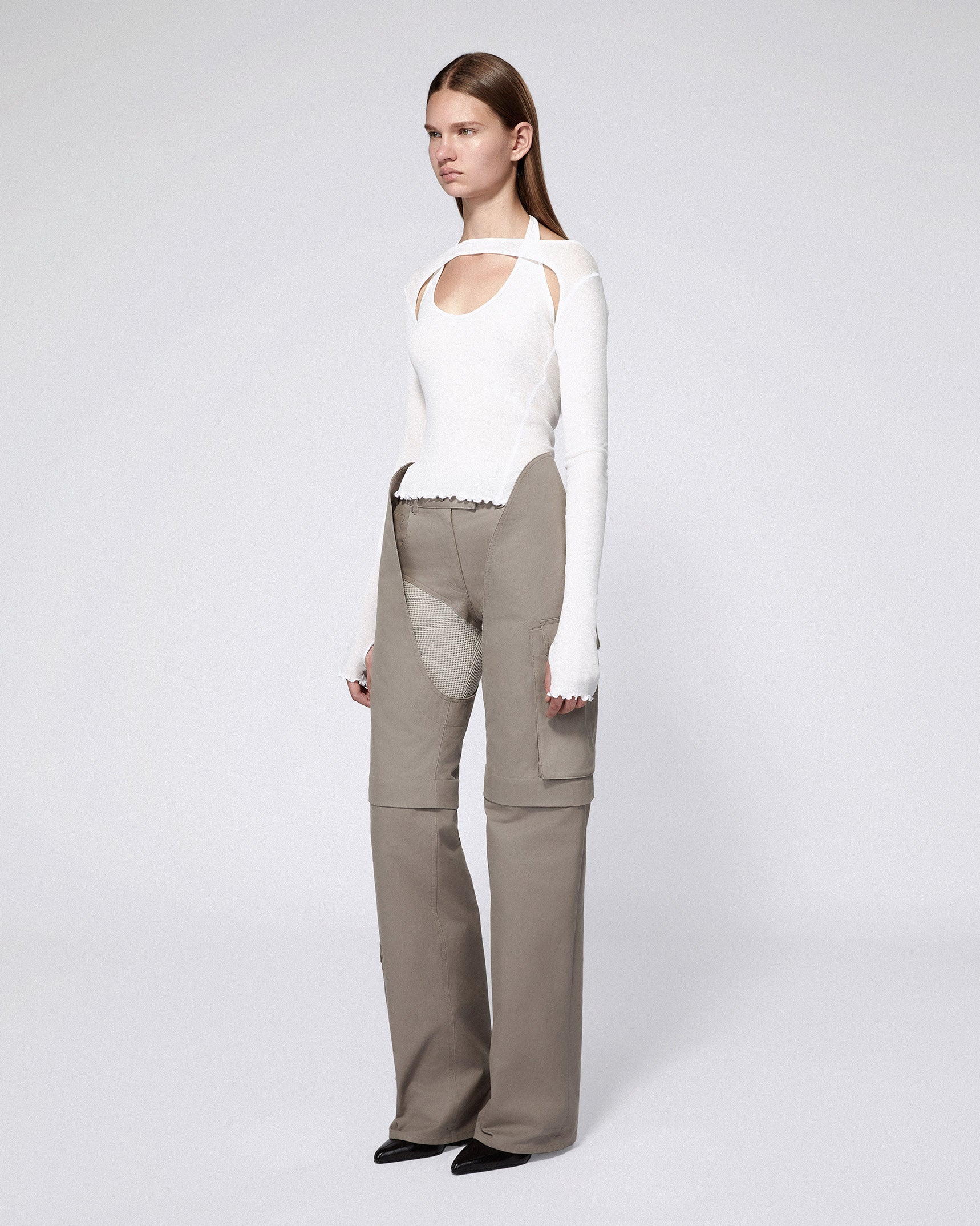 Mecha cargo pants mid grey