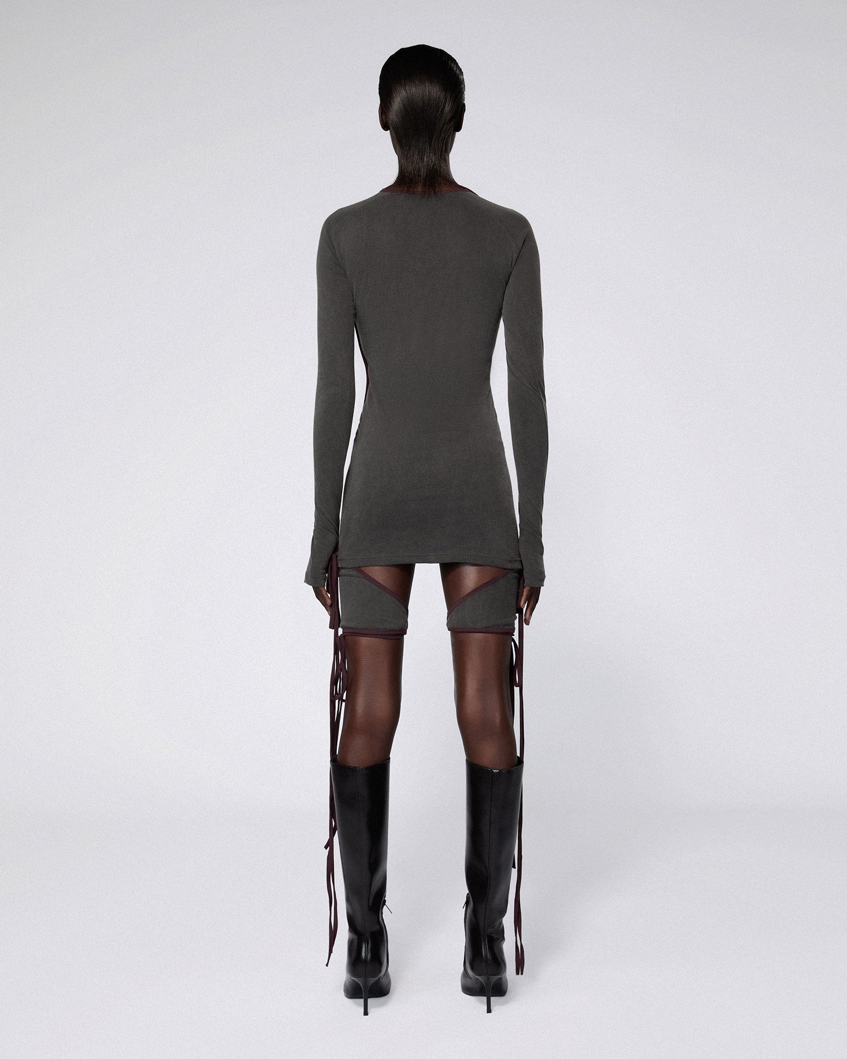 Scrt srvc - type a t-dress charcoal