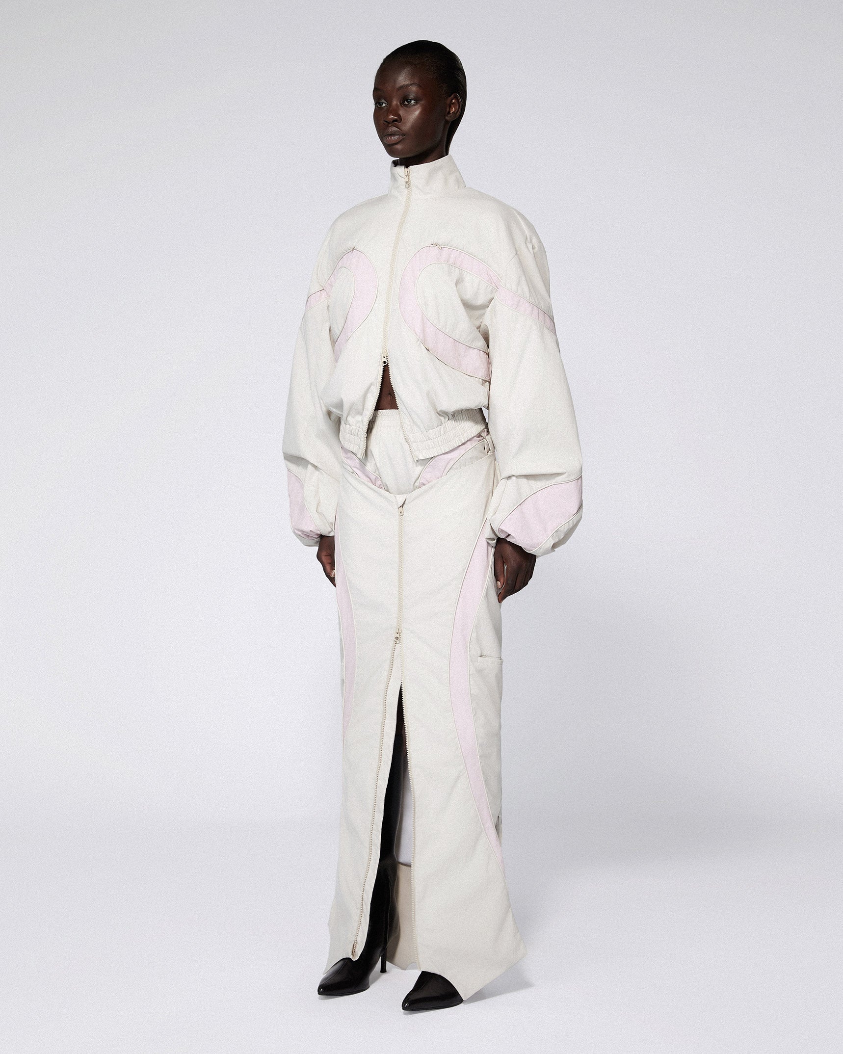Ronan track jacket beige