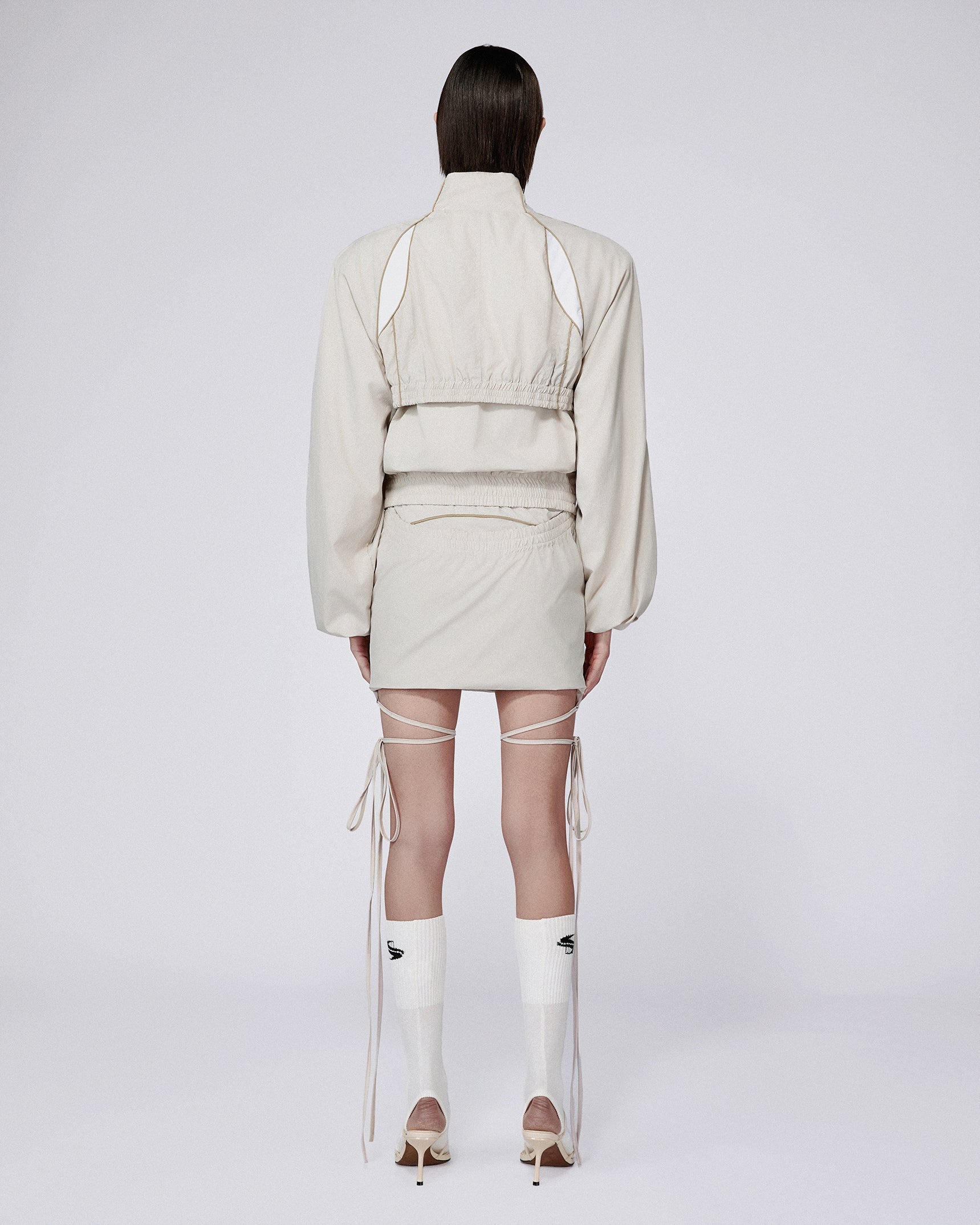 Slash track jacket stone