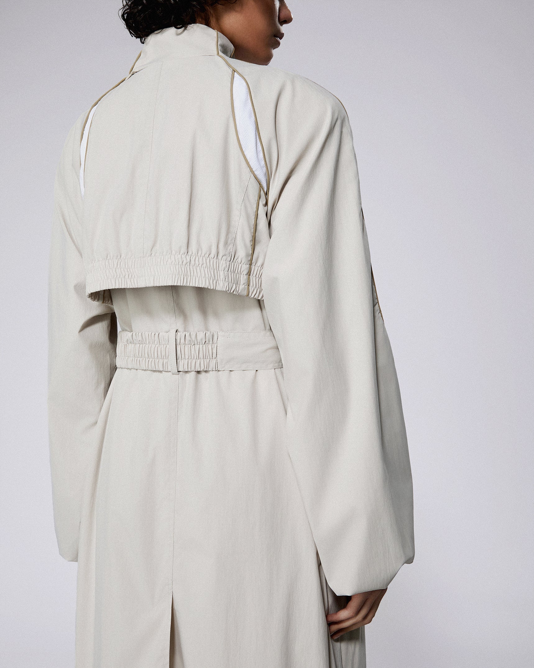 Slash track coat stone