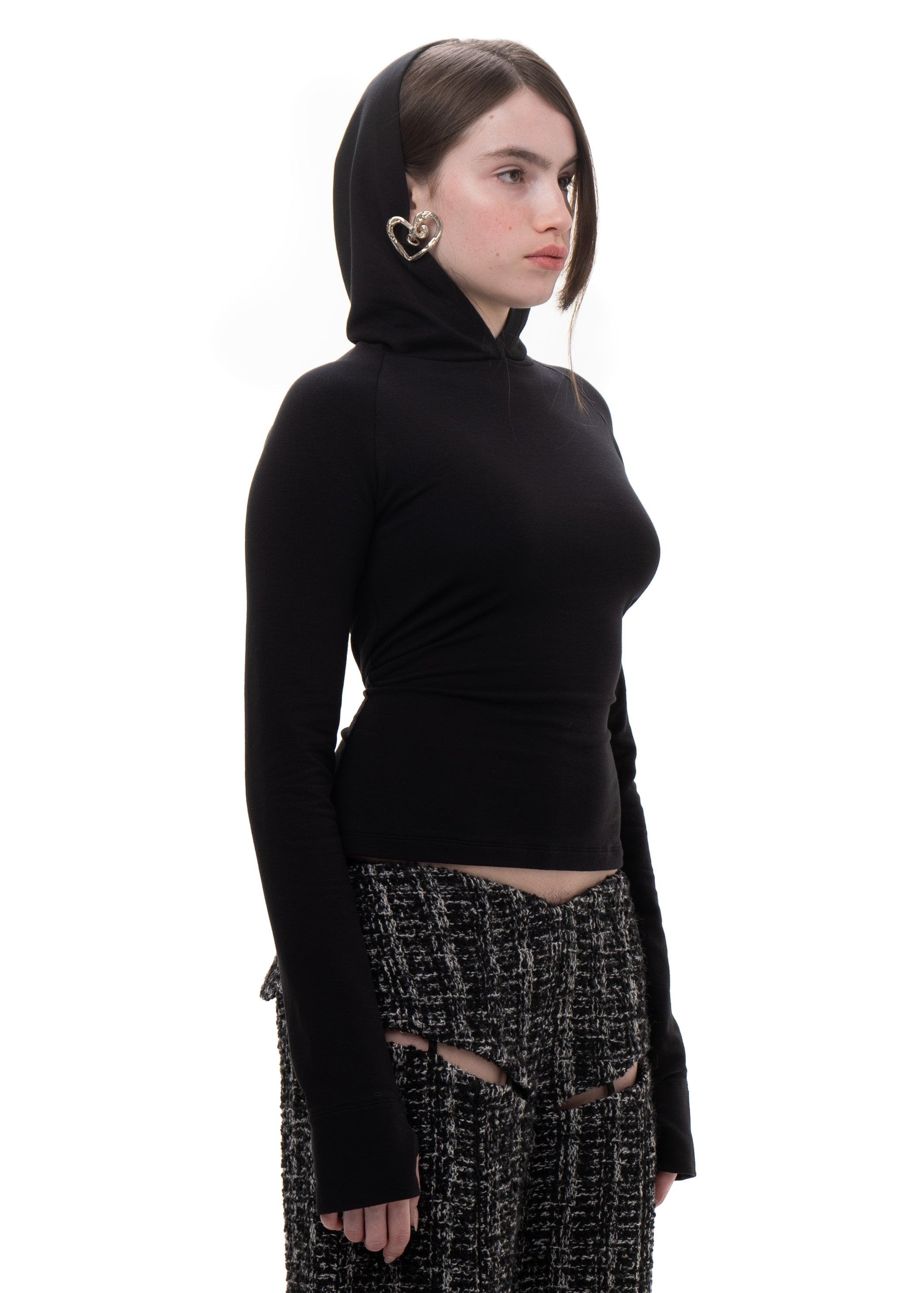 Hood longsleeve tee