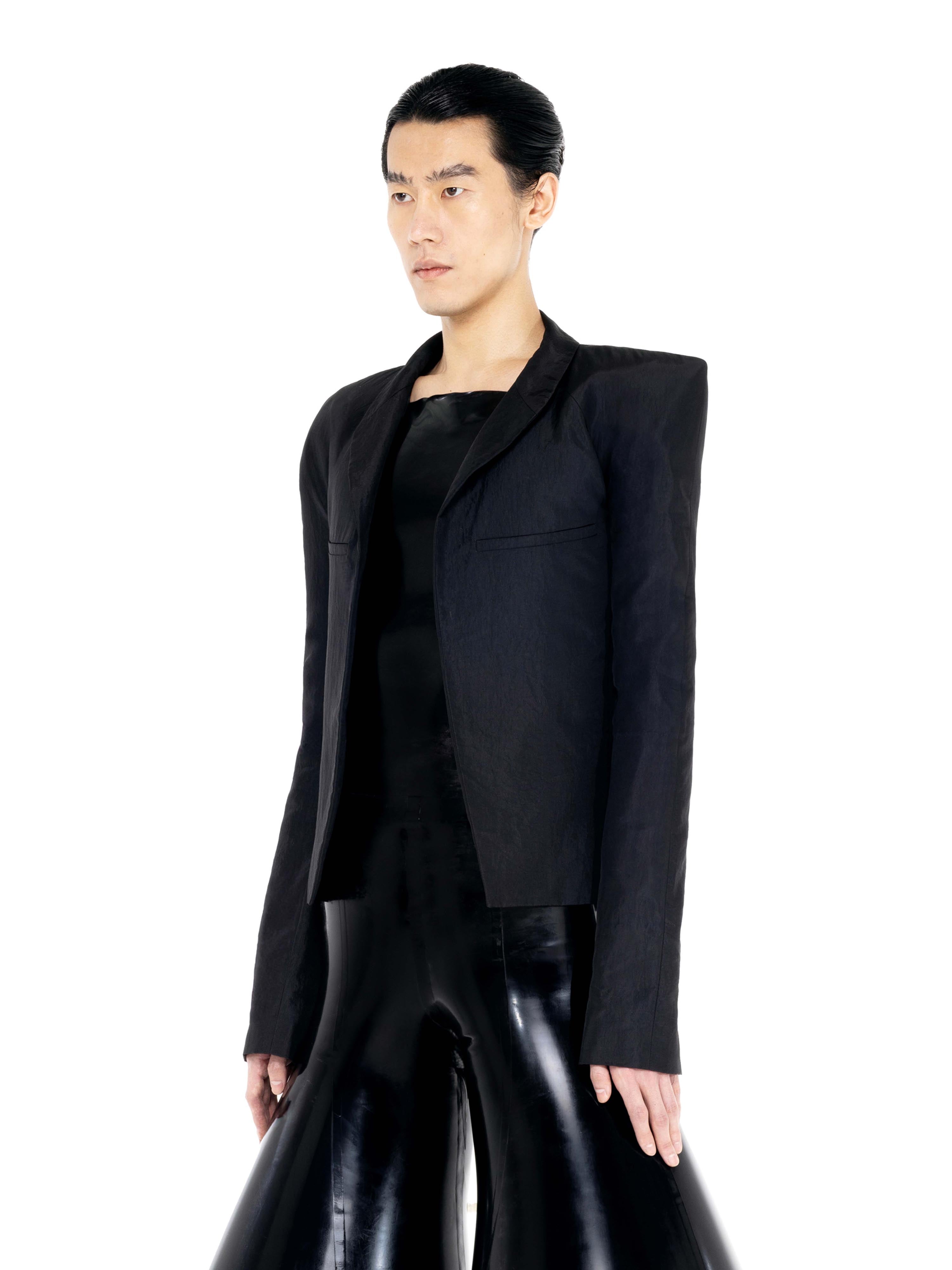 Stone blazer - black